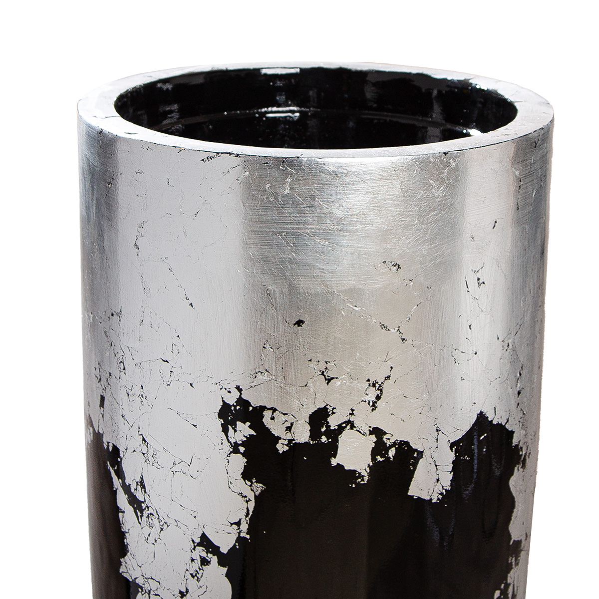 Pflanzengefäss Konus, Fiberglas, Schwarz H: 80 cm Gilde