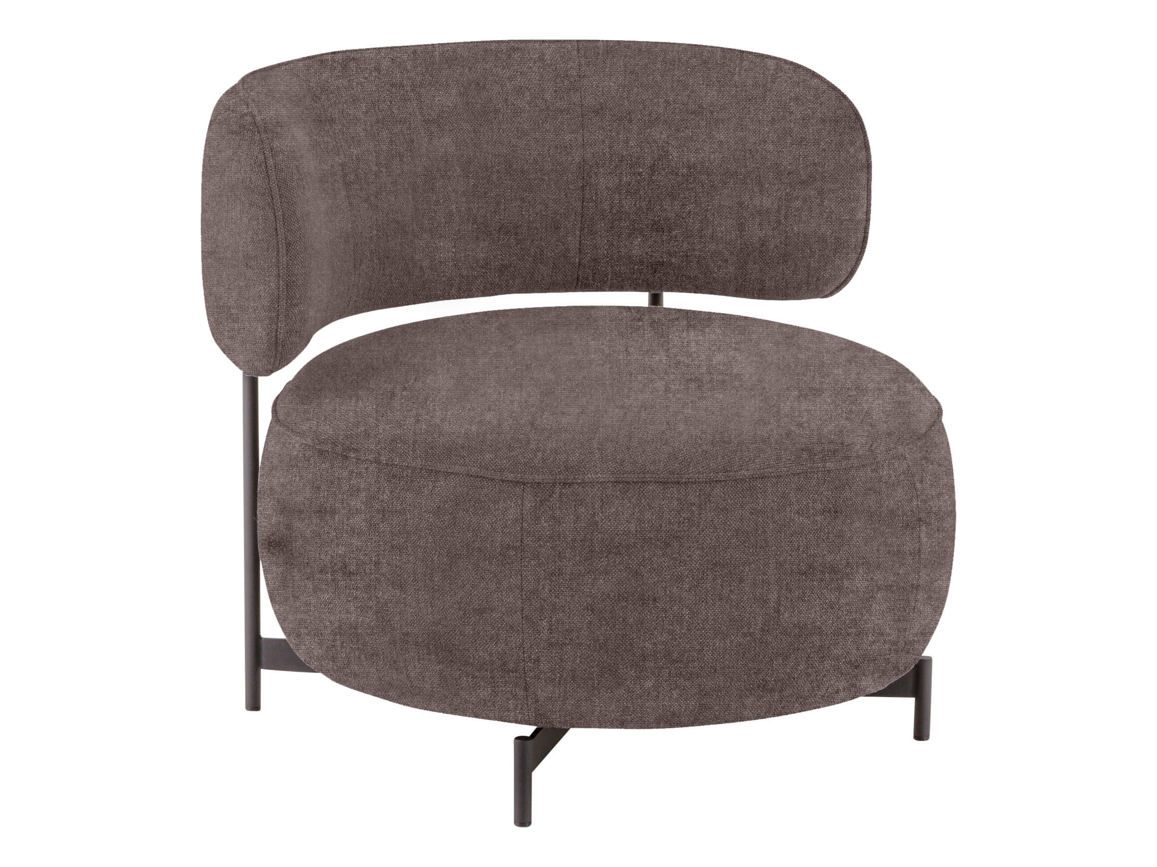 Sessel 8170 Basic Drehbar D: 88 cm Himolla / Farbe: Elefant / Material: Stoff Basic