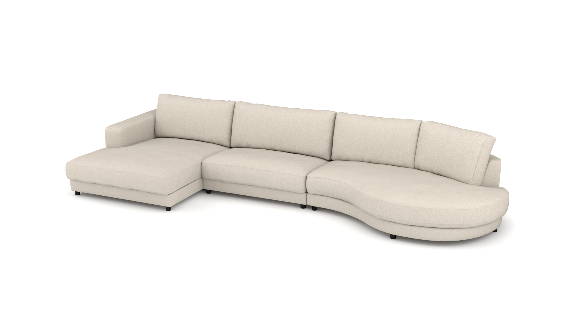 Ecksofa #3 Jupiter links Candy - UrbanDesign/ Farbe:
