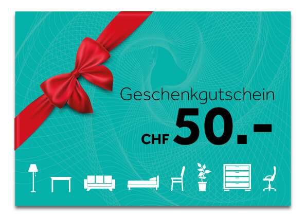 Bon cadeau Chf 50.- Par la poste