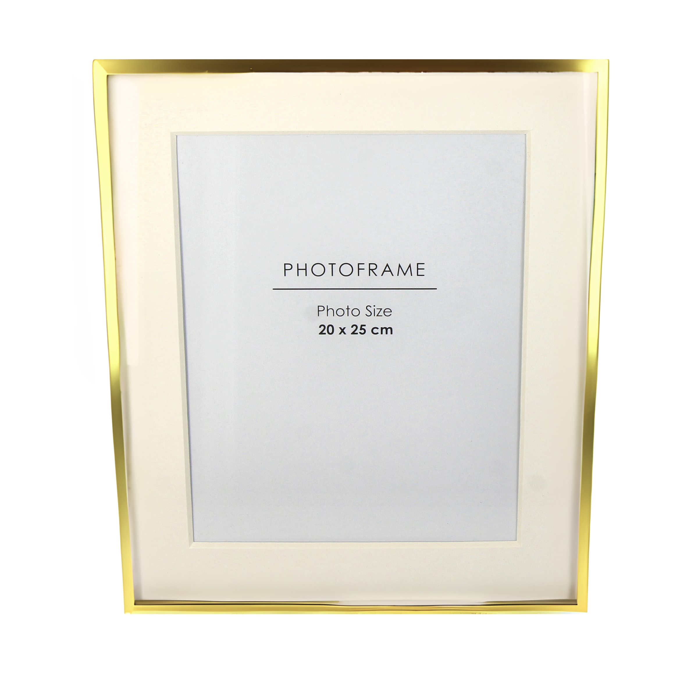 Fotorahmen Metall, Gold B: 20 cm Kersten