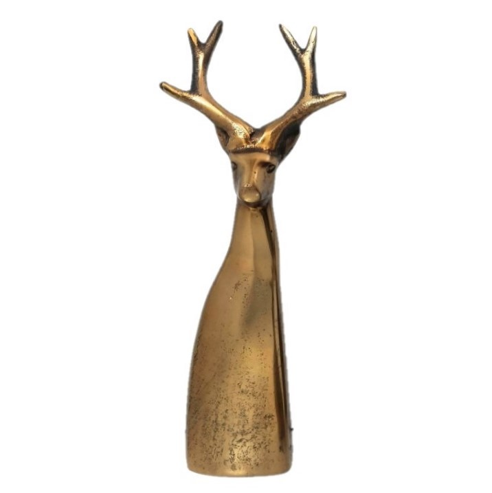 Decofinder Rentier Metall Kupfer  H:29 cm  | Schubiger Möbel