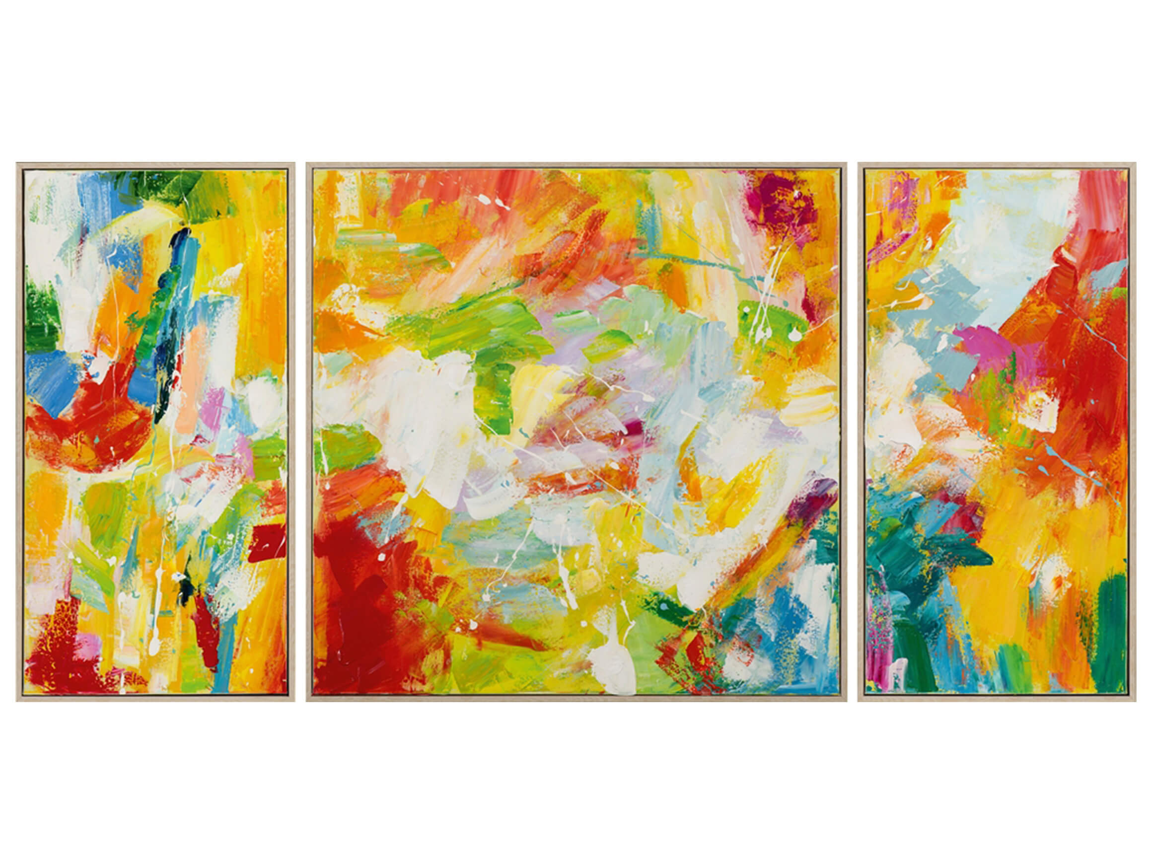 Triptych colour spectacle image LAND