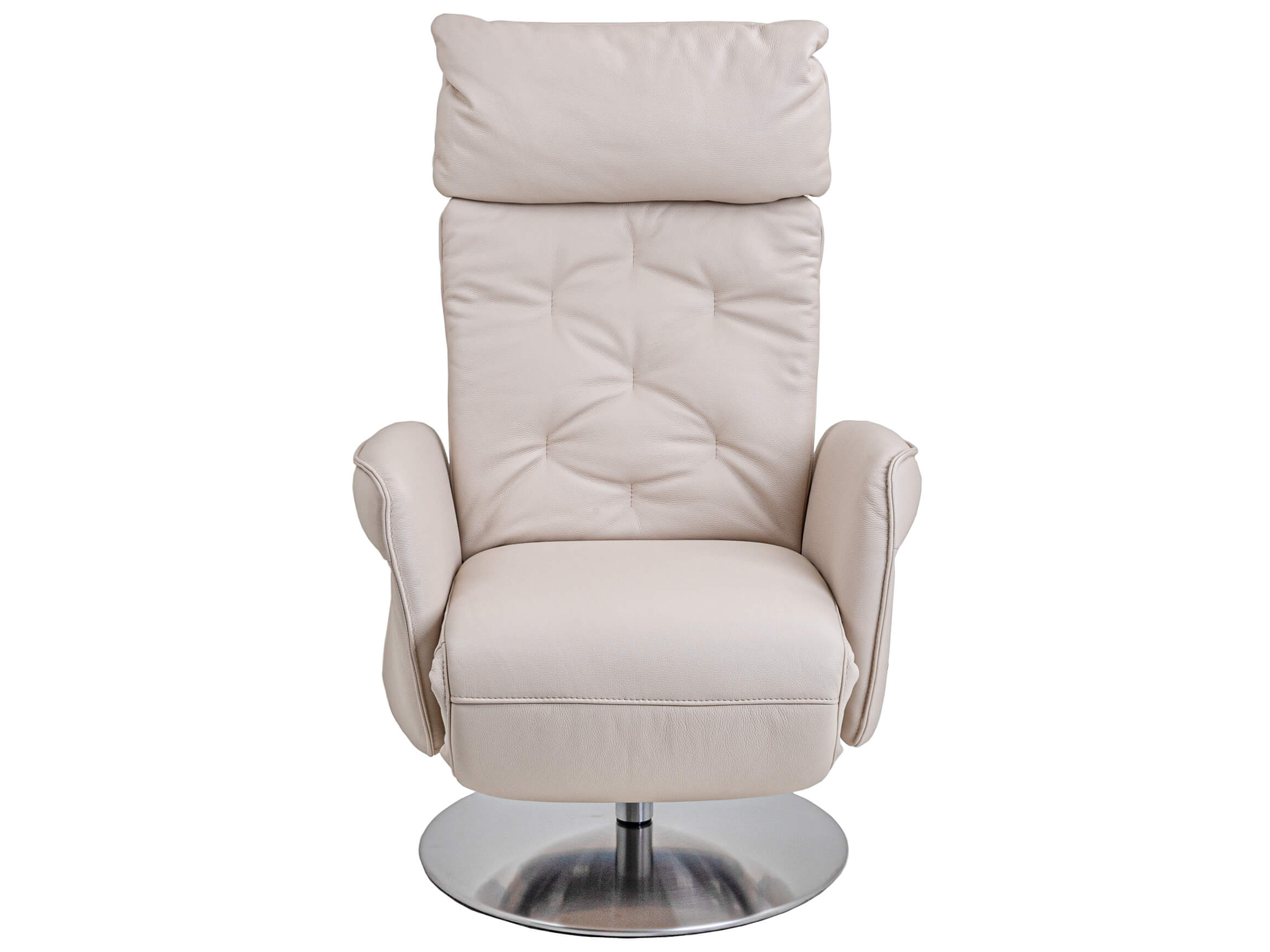 Relaxer Dimitri Himolla / Farbe: Nebel / Bezugsmaterial: Leder