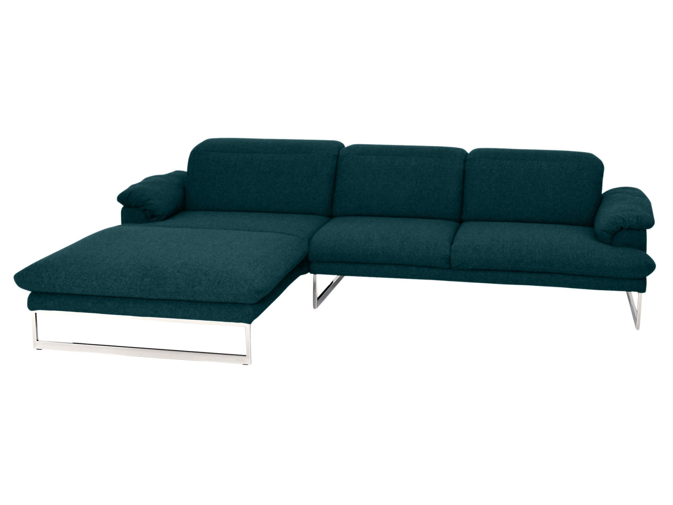 Corner sofa 8153 Basic Himolla / Colour: Petrol / Material: Basic fabric