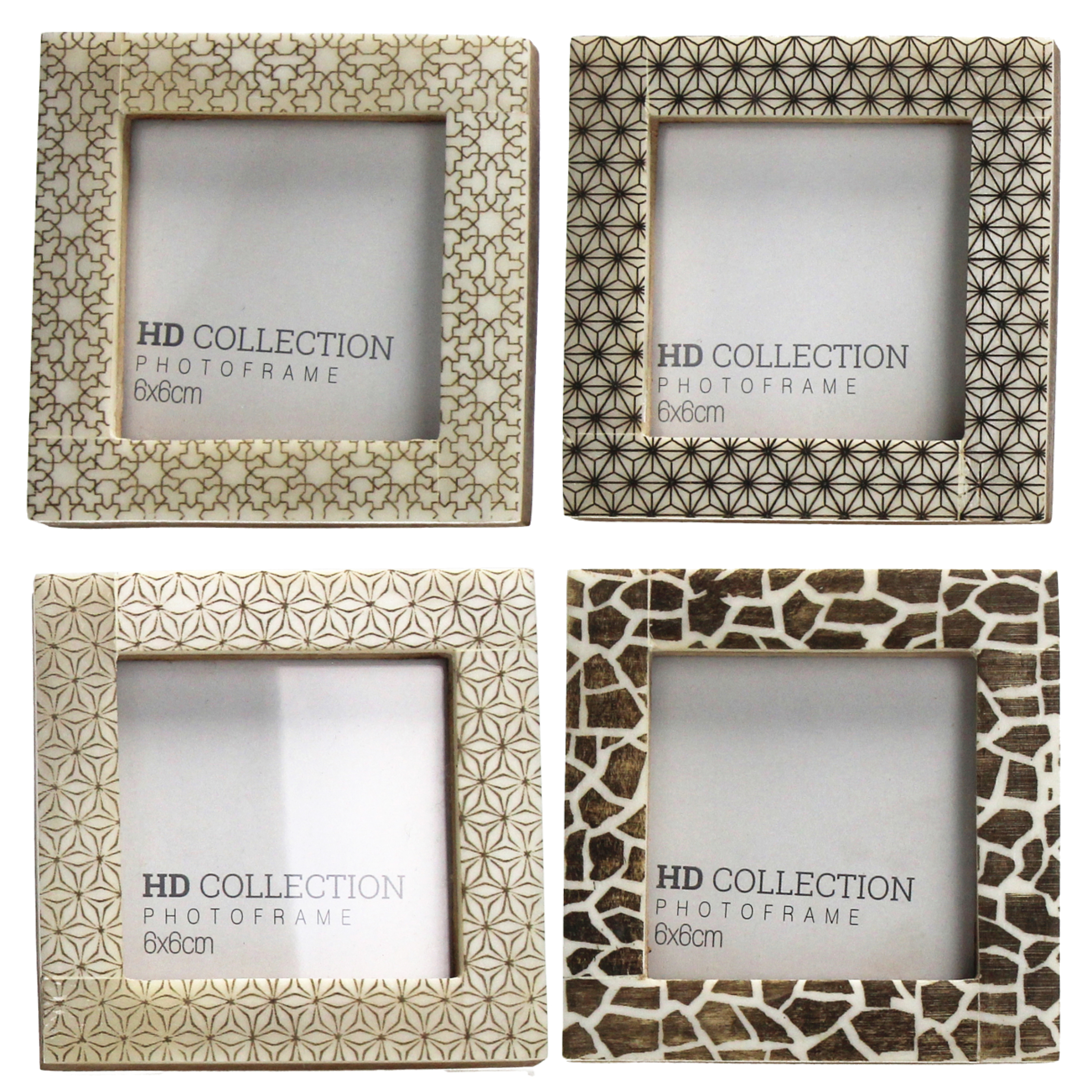 Fotorahmen Mangoholz, Elfenbein B: 6 cm Kersten