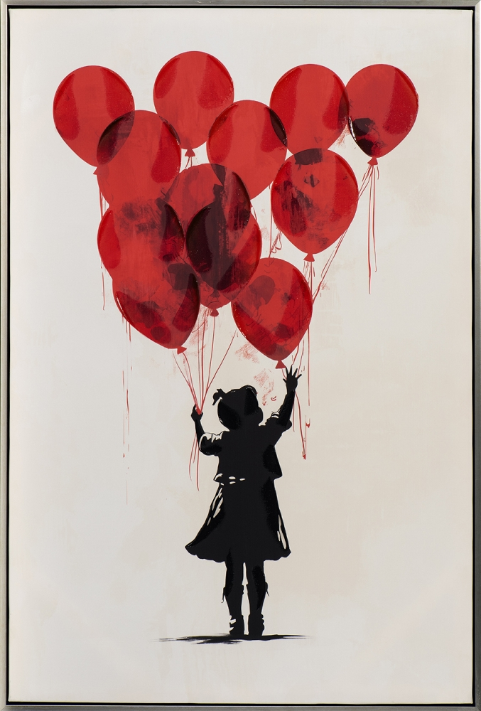 Bild Ballon Girl image LAND / Grösse: 90 x 60 cm