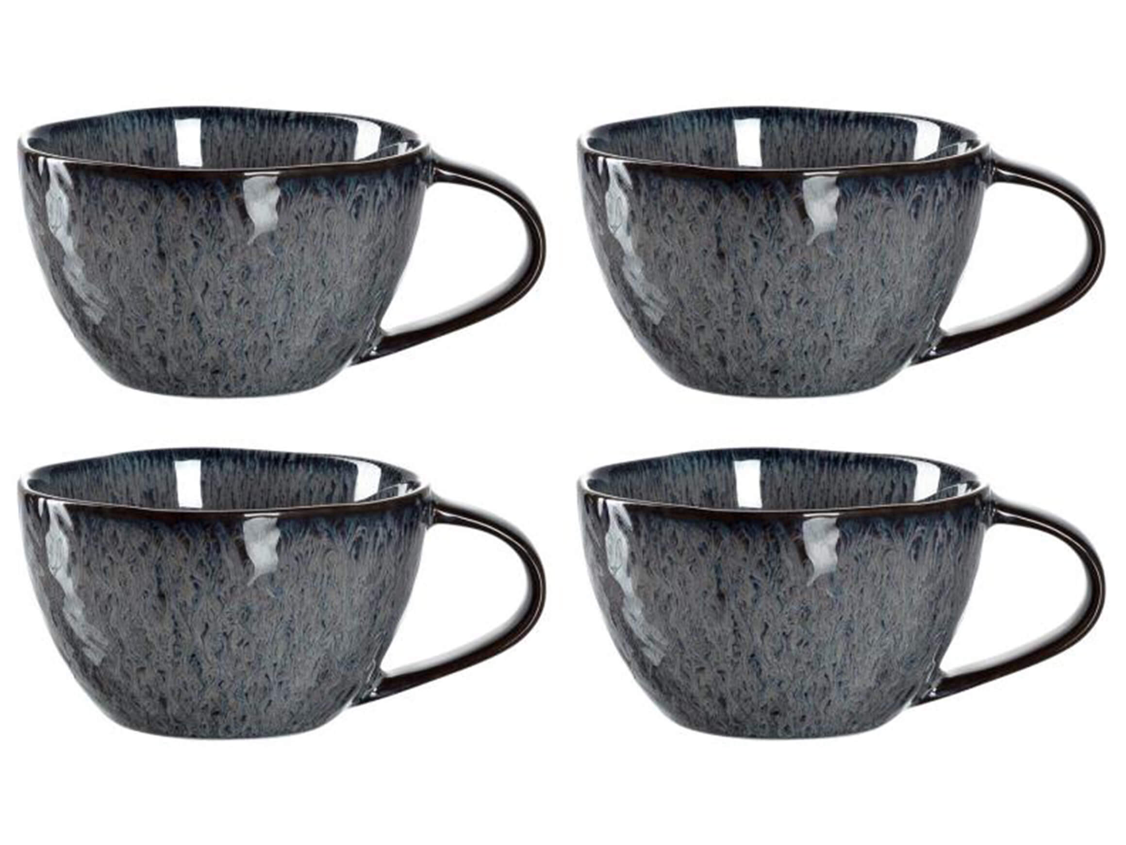Alltron Kaffeetasse Matera Anthrazit 290 ml, 4 Stück  | Schubiger Möbel