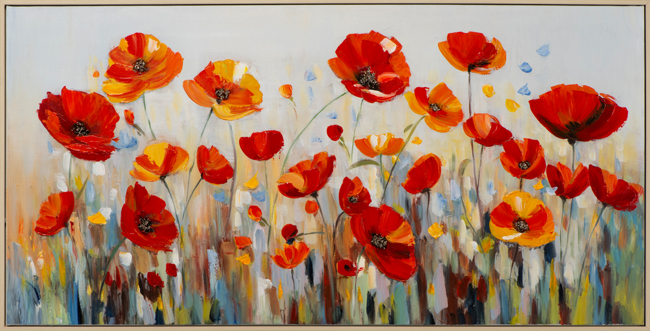 Gemälde Poppy Field image LAND