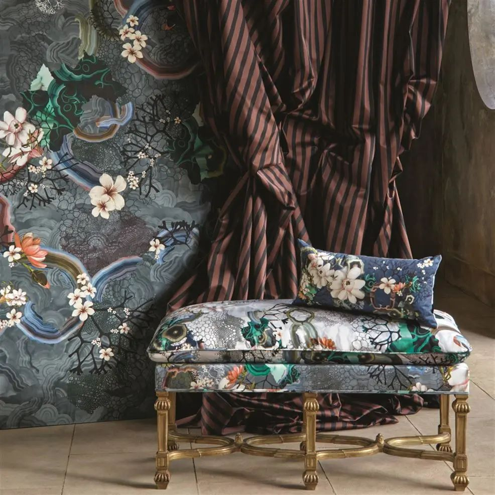 Kissen Algae Bloom - Pearl Designers Guild / Farbe: Mehrfarbig von Christian Lacroix