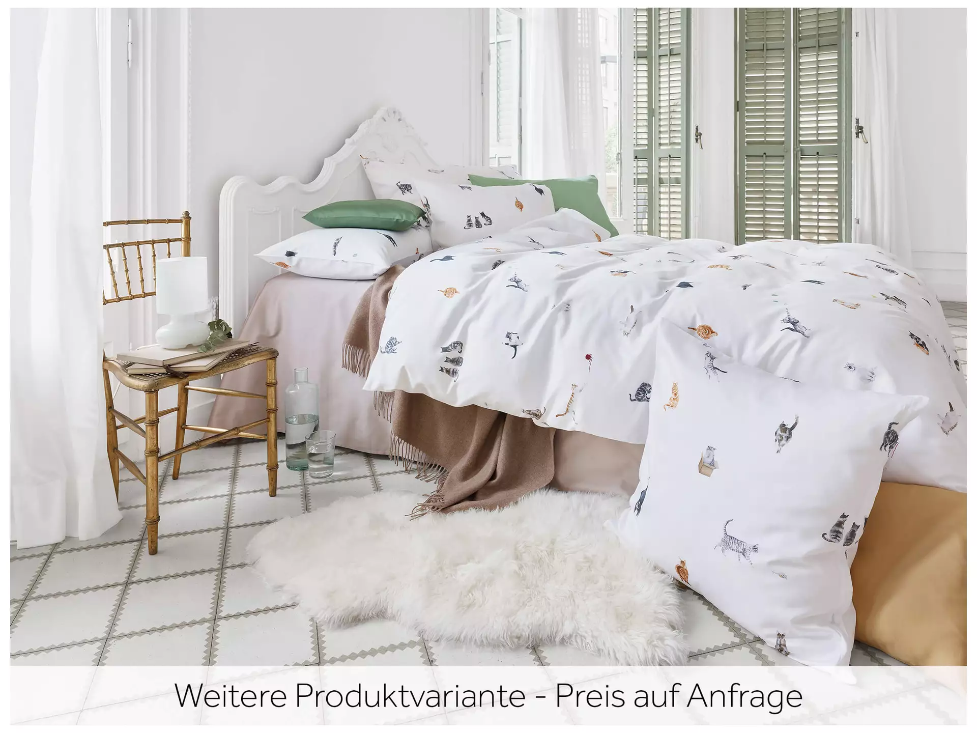 Duvetbezug Minou-Noblesse, Blanc Schlossberg Textil AG