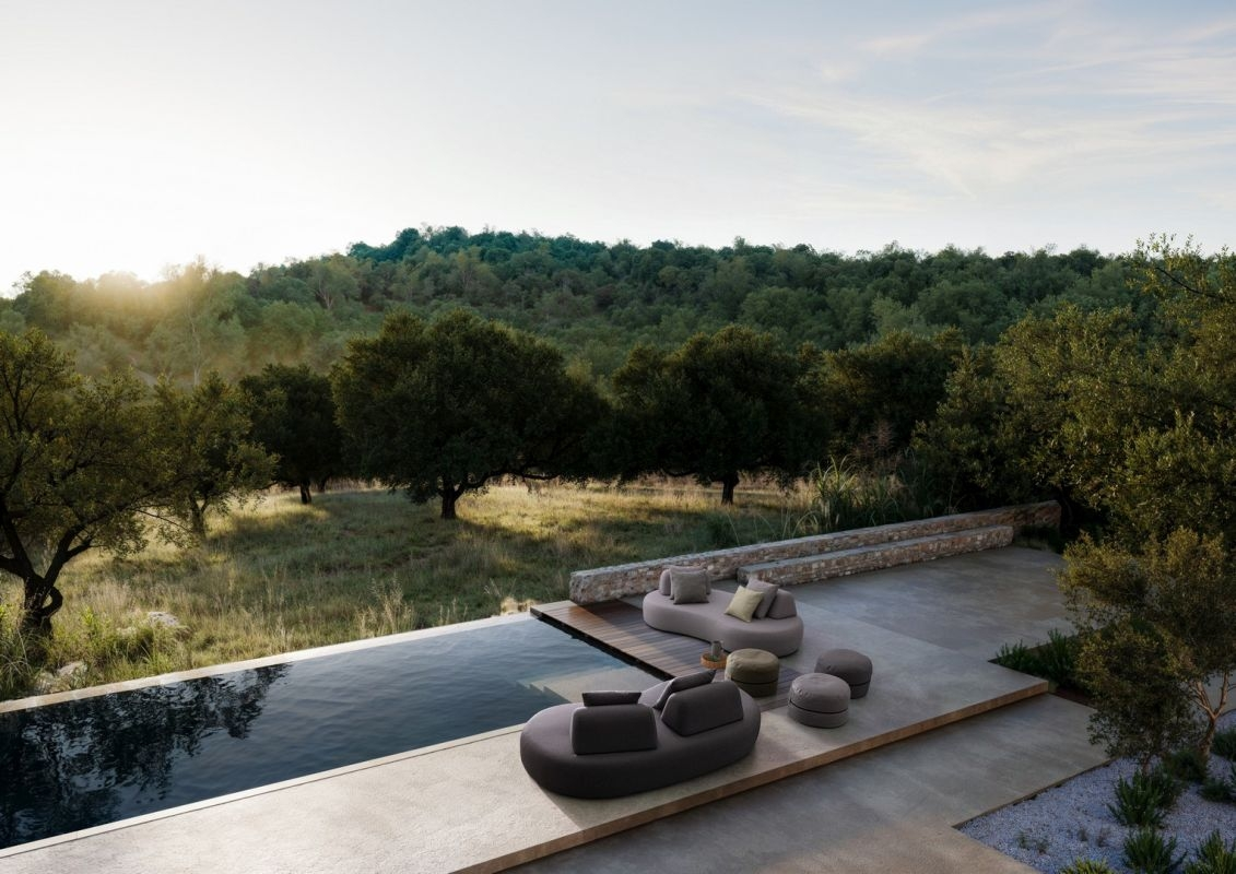 Gartenloungen Dubai Bizzotto / Grösse: 225 x 123 cm