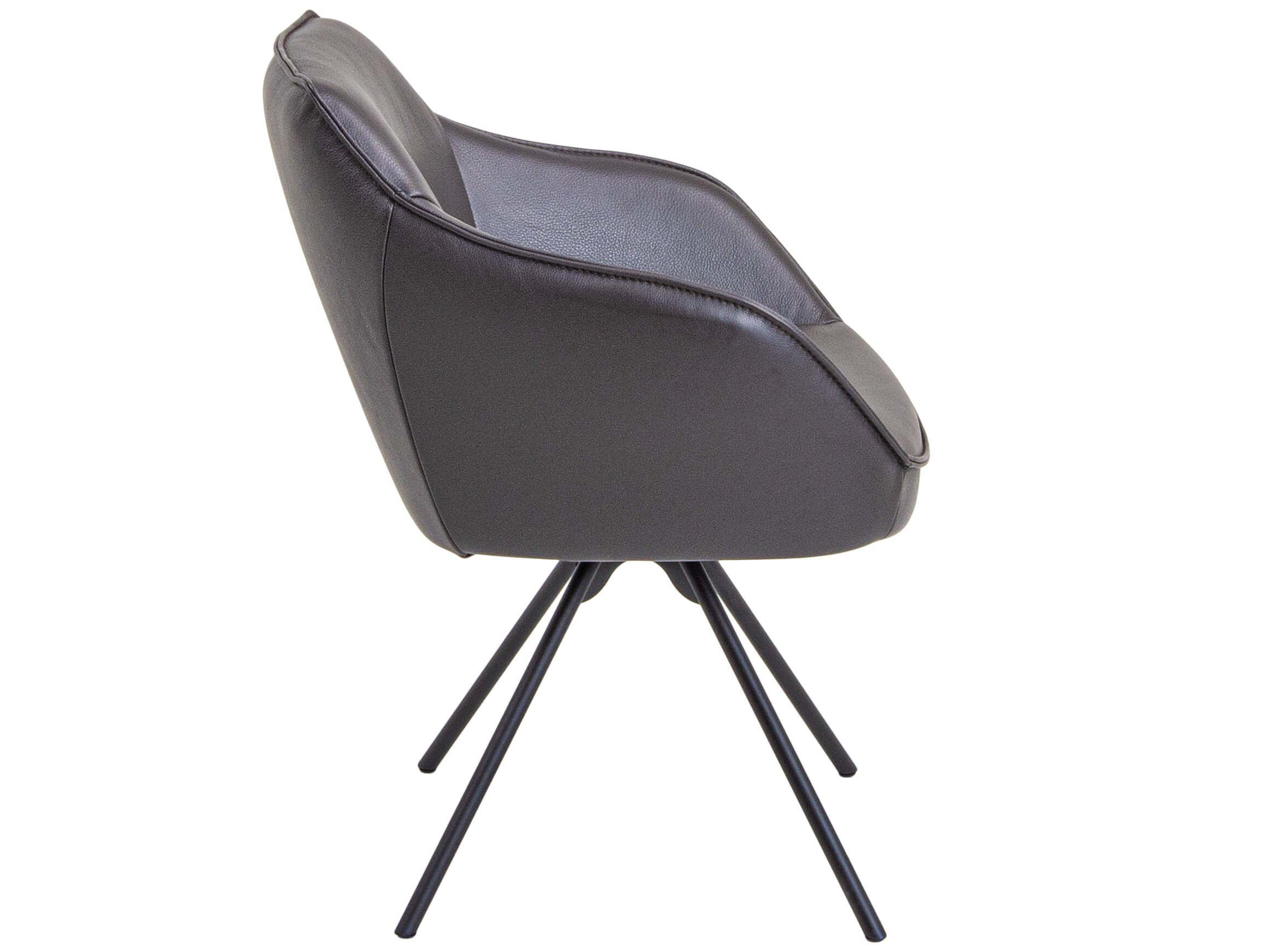 Armlehnstuhl Derek Koinor / Farbe: Tabacco / Bezugsmaterial: Leder