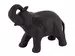 Elefant, Porzellan Matt, Schwarz, Höhe 30 cm
