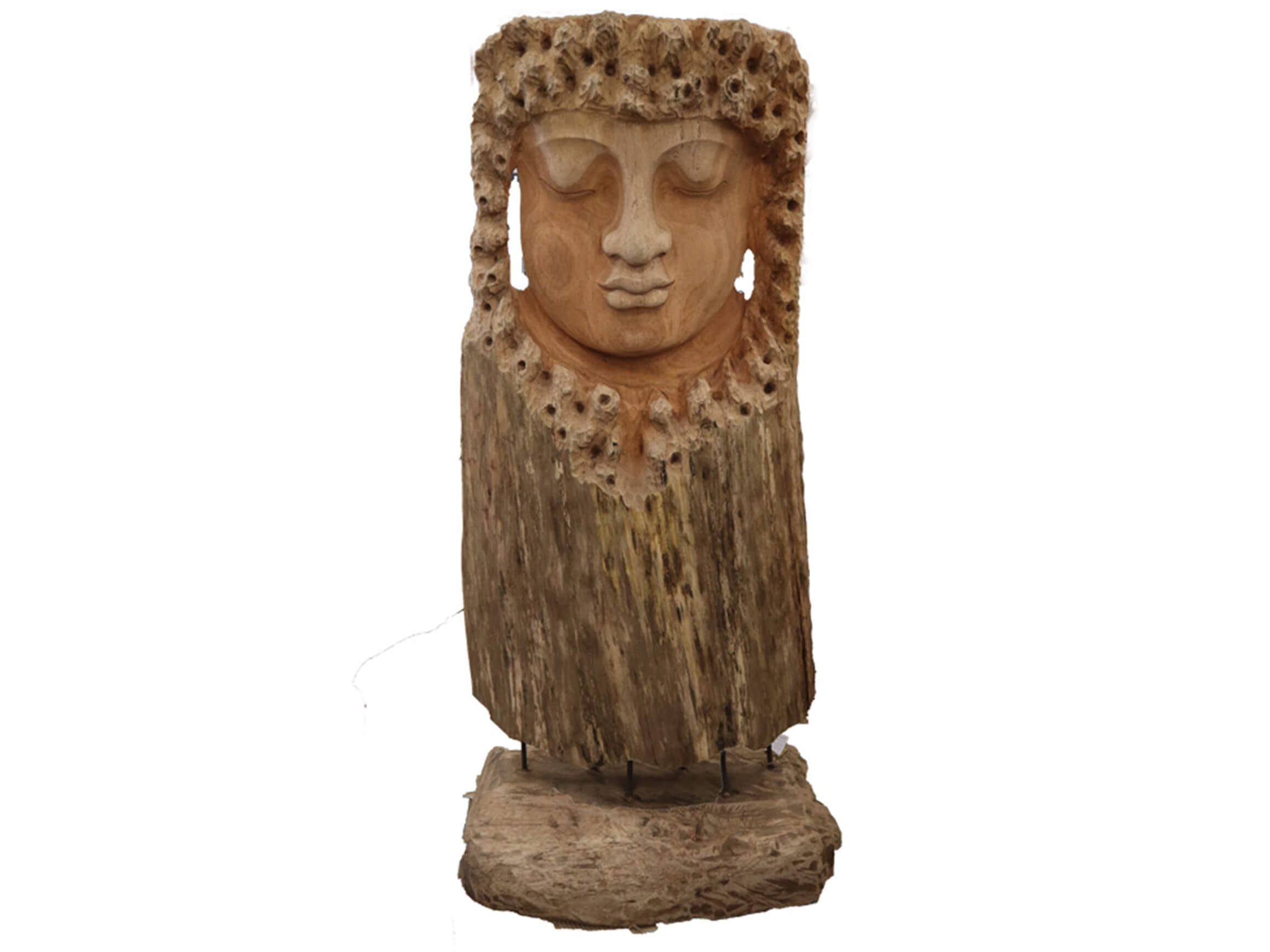 Figuren Buddha Holz D: cm Dijk