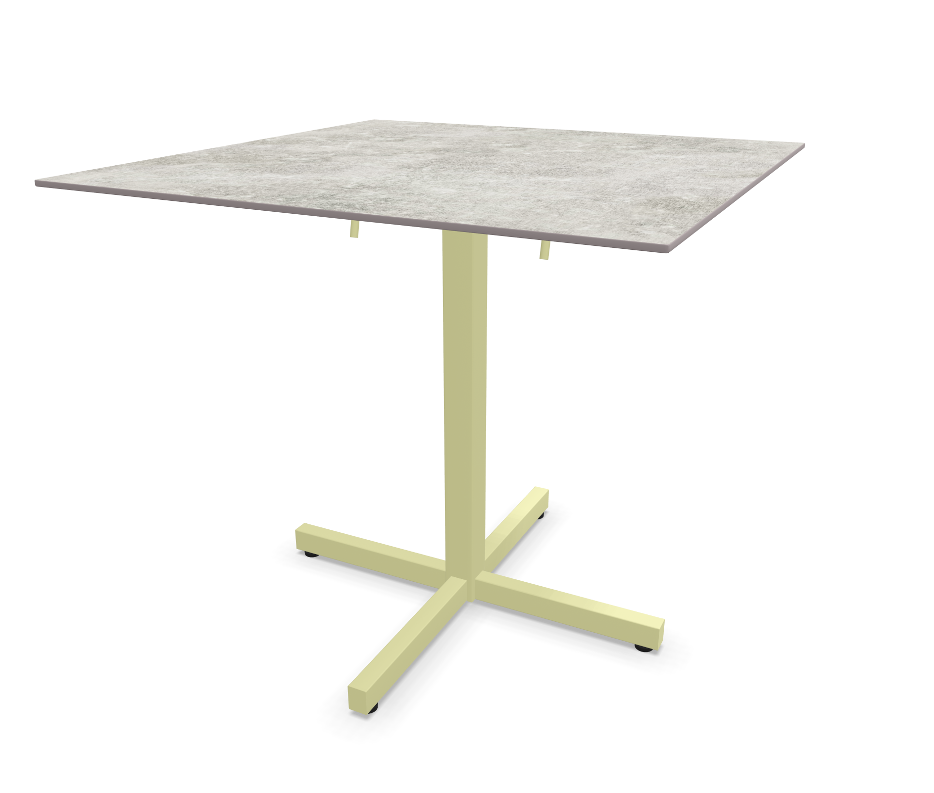 Gartentisch Luzern von Schaffner / Farbe: Decor Beton / Grösse: 80 x 80 cm