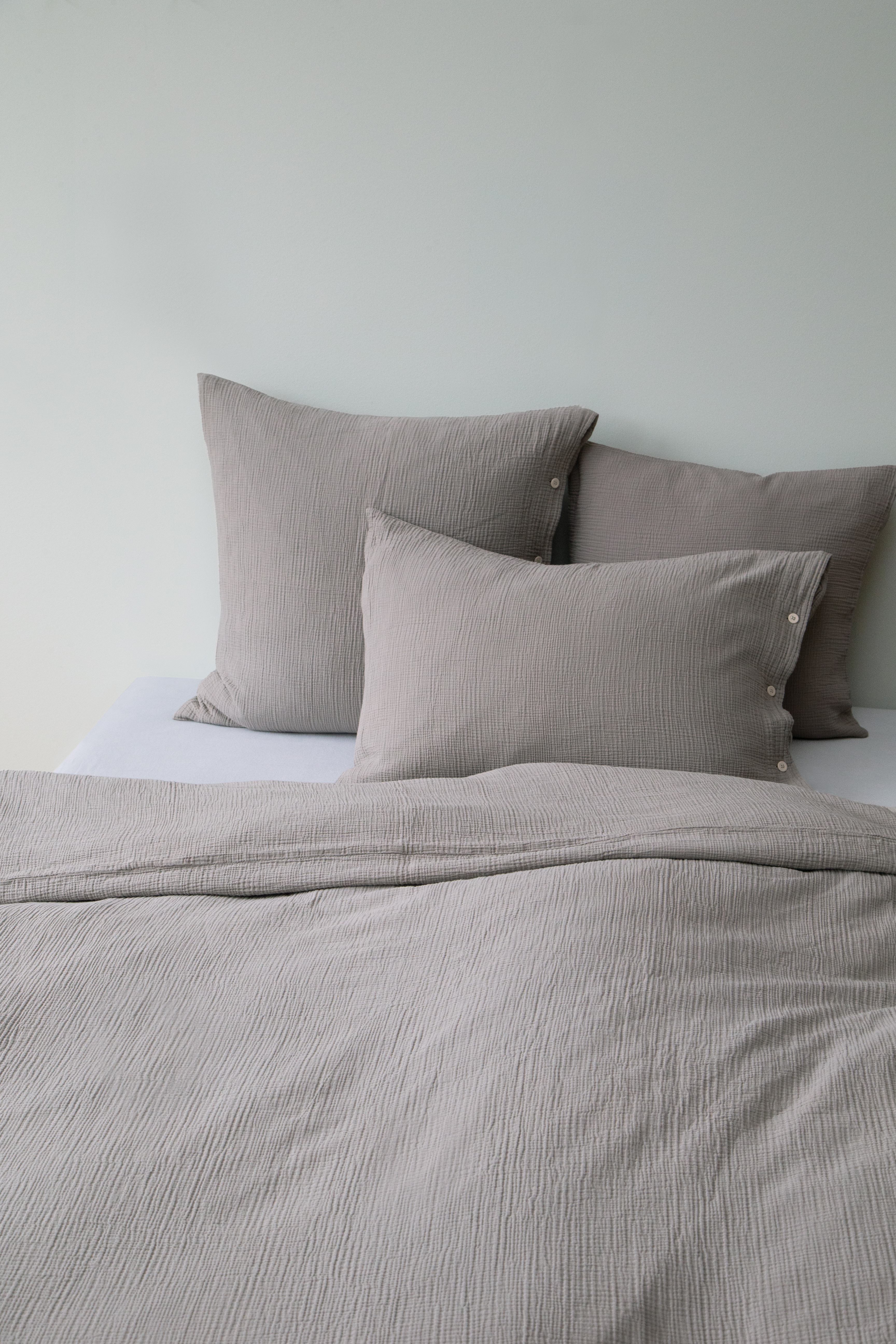 Parure de lit Jula Taupe L : 50 cm Sander AG