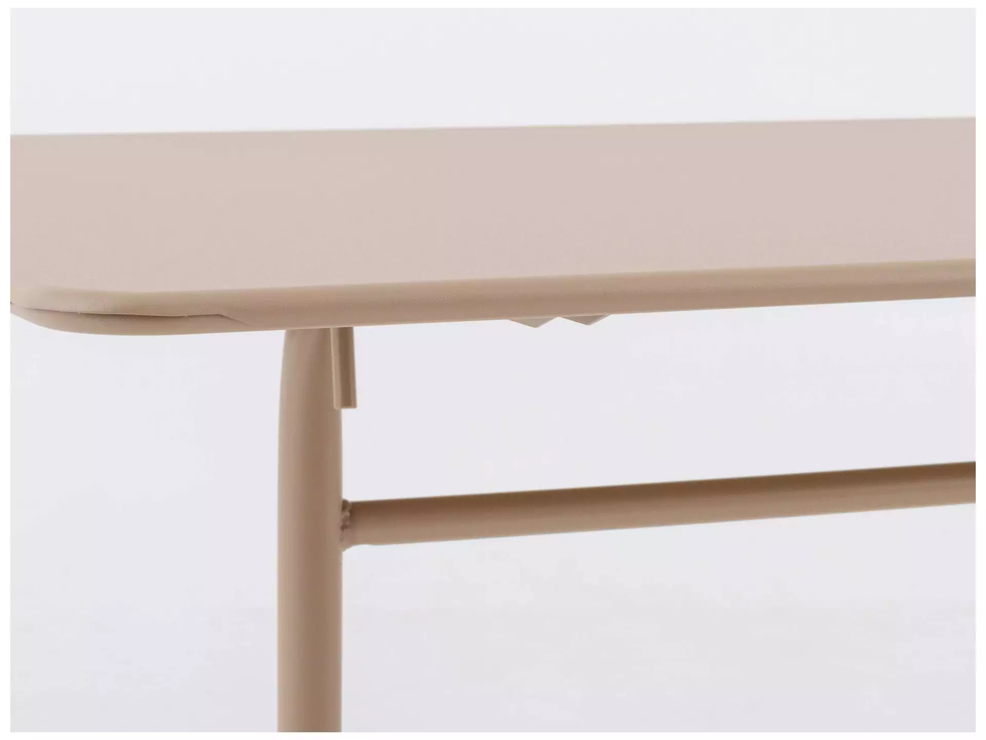 Metall-Tisch Rigi Schaffner / Farbe: Pastellbraun