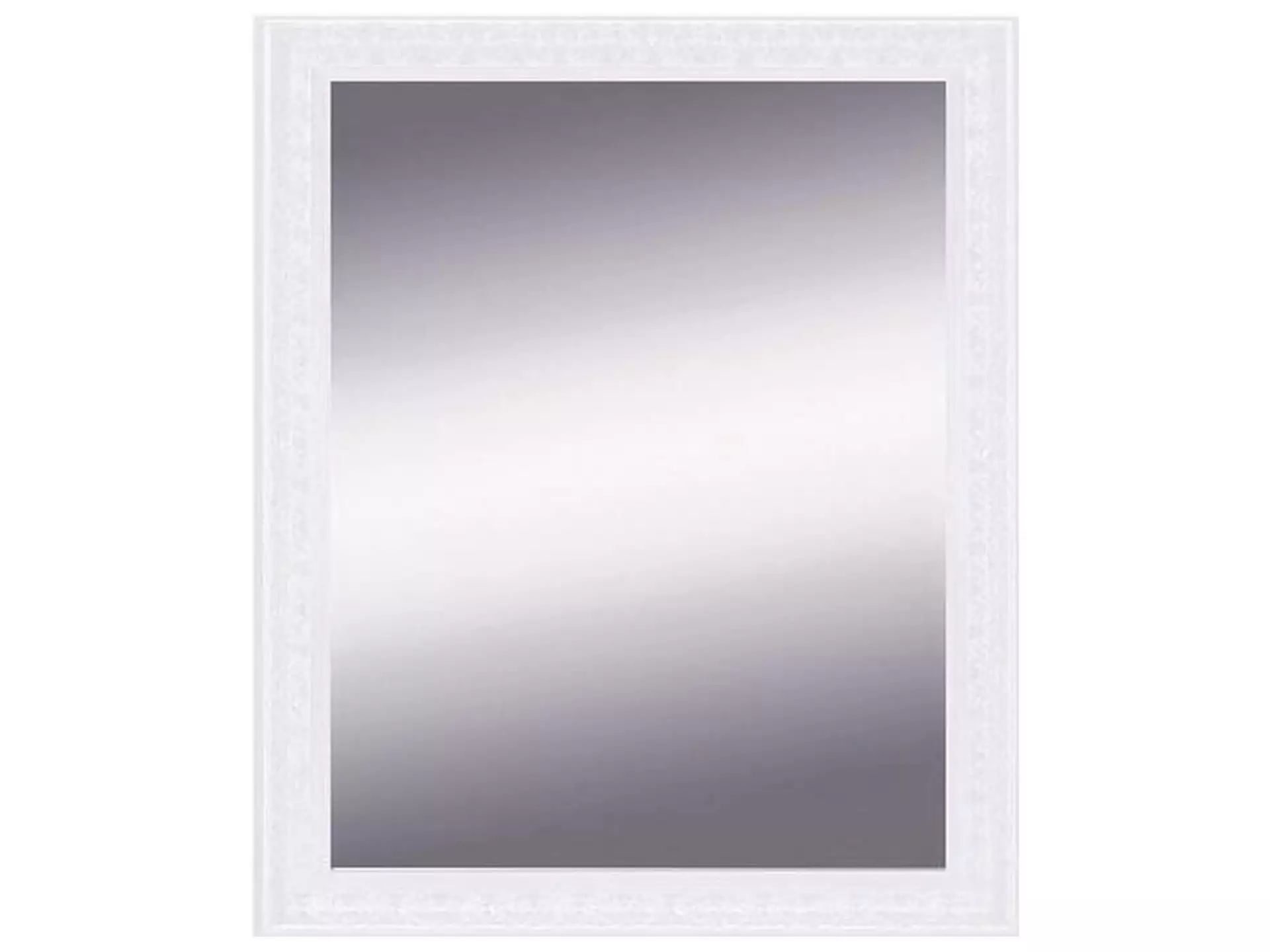 Spiegel Saskia Weiss Len-Fra/ Farbe: Weiss / Masse (BxH) :63,00x8,00 cm