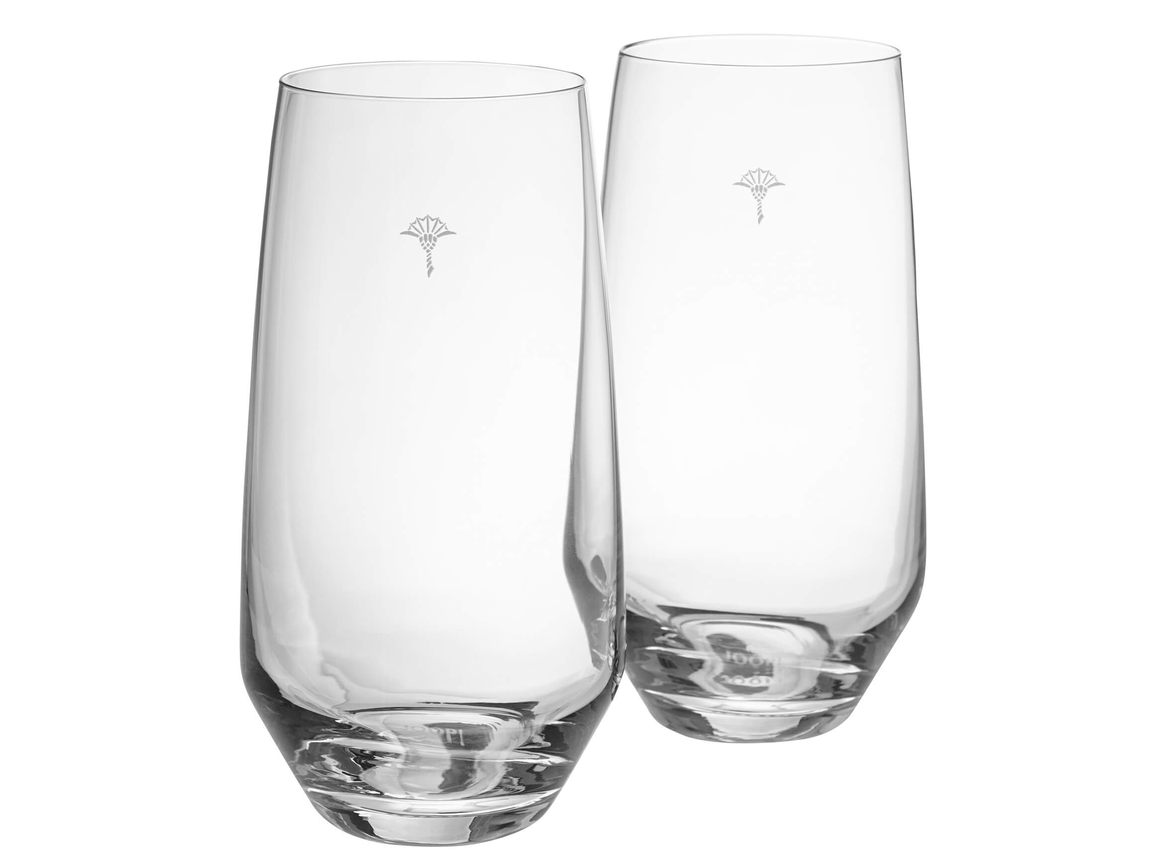 Longdrinkglas Set à 2 Stk Single Cornflower, Weiss Matt Joop / Farbe: Weiss