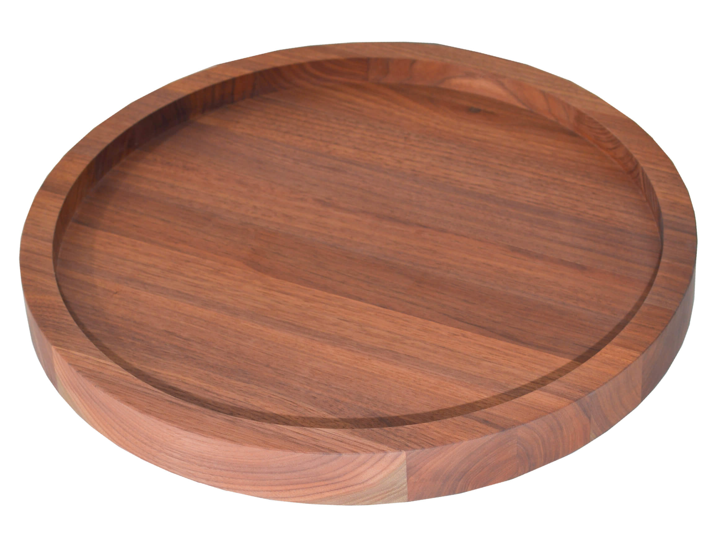 Tablett Gabrina Hasse / Farbe: Nussbaum