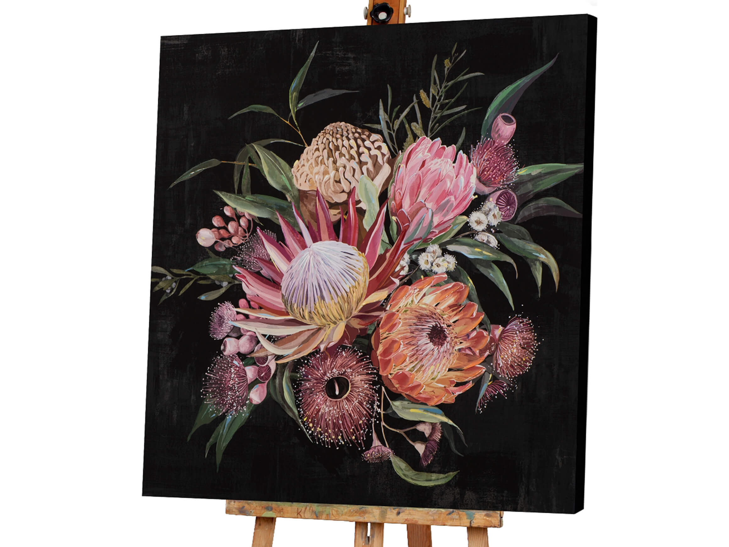 Bild Blumenstrauss Auf Dunklem Hintergrund 1 image LAND