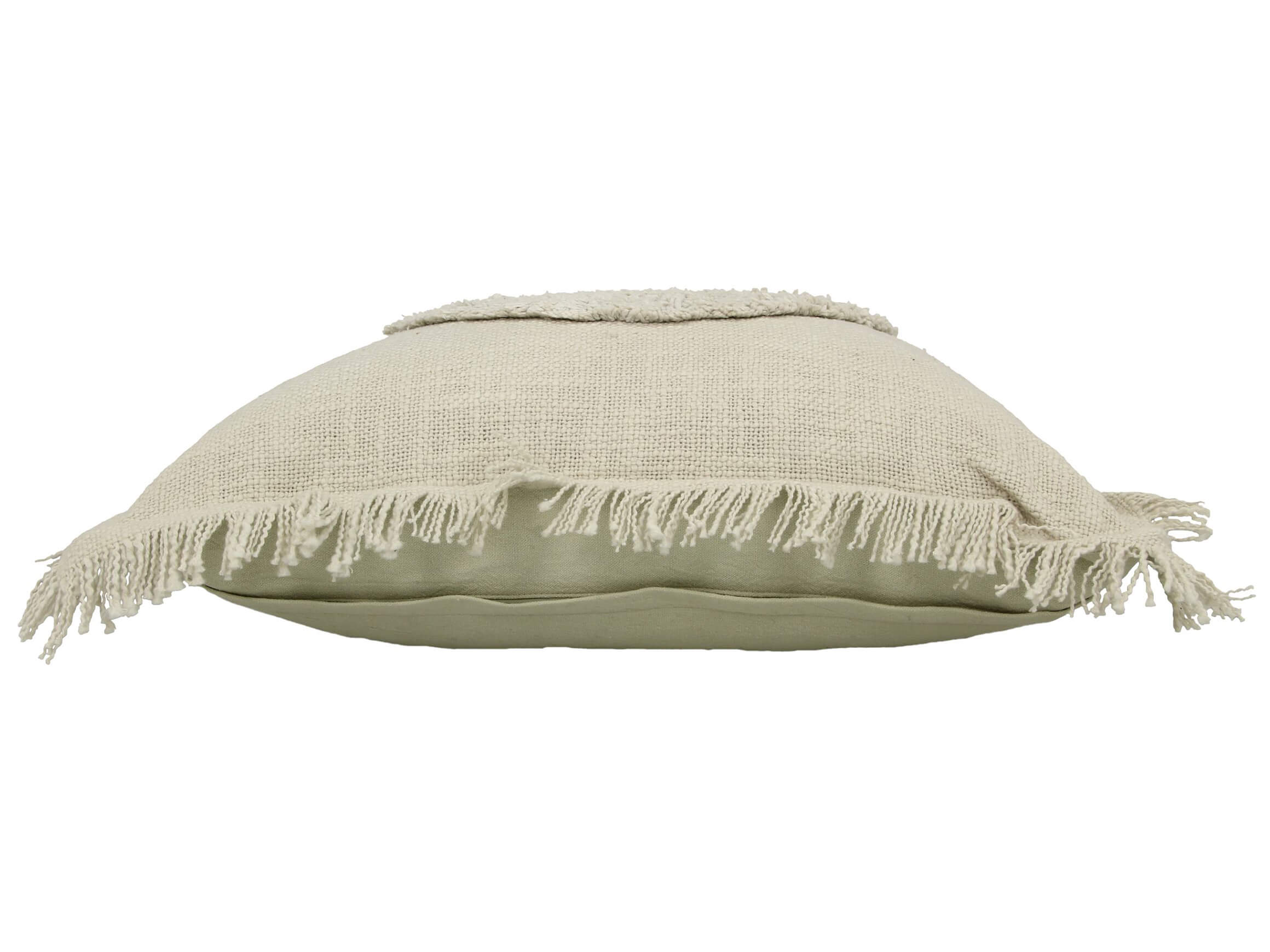 Kissen Baumwolle mit Fransen 45x45 cm Kersten