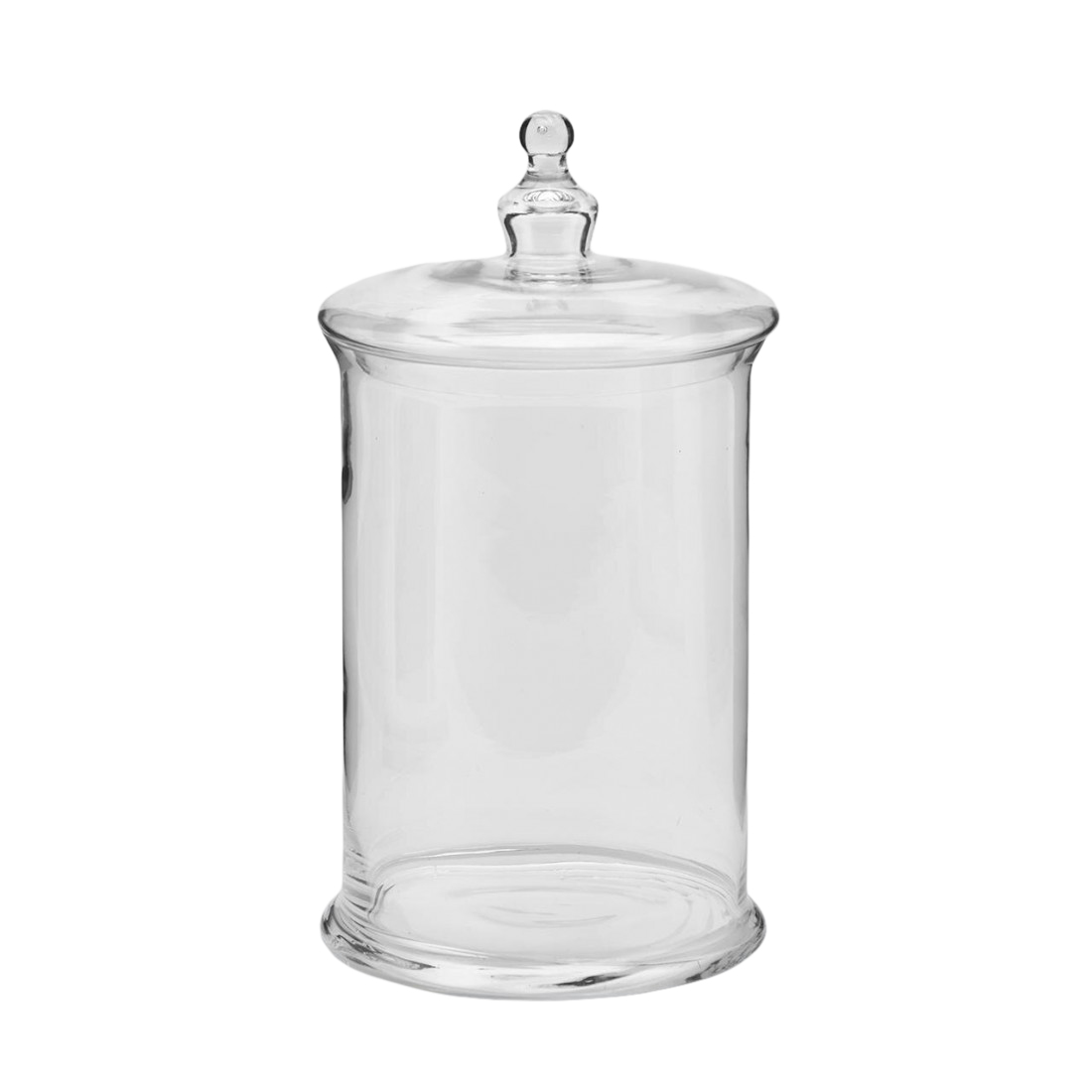 Bonboniere Zylinger Kristallglas H: 42 cm Edg