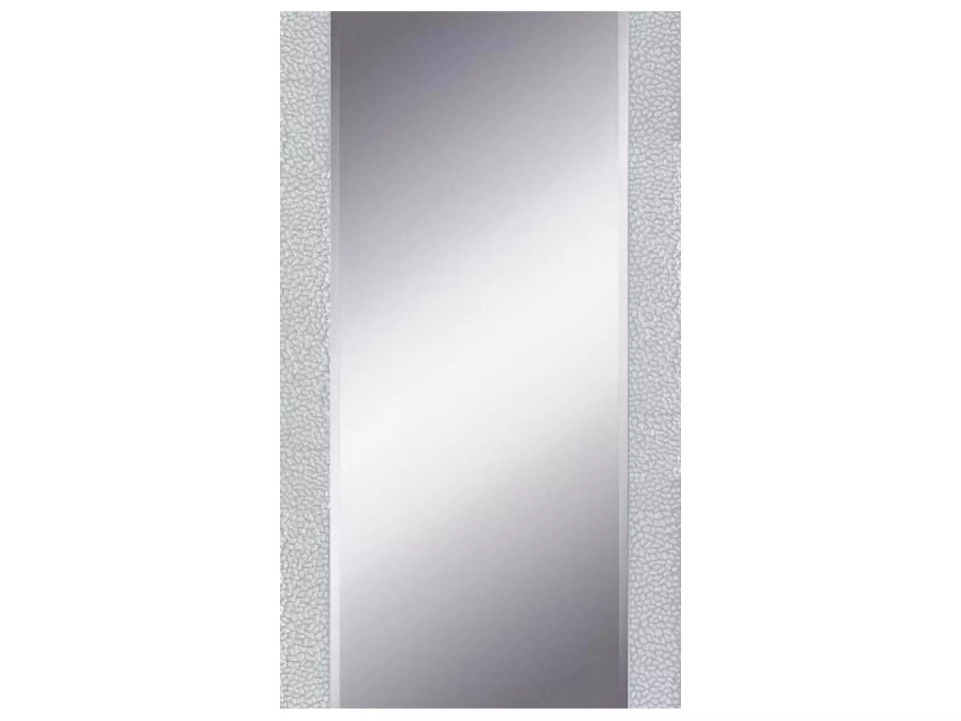 Spiegel Mathilda Silber Len-Fra/ Farbe: Silber / Masse (BxH) :46,00x96,00 cm