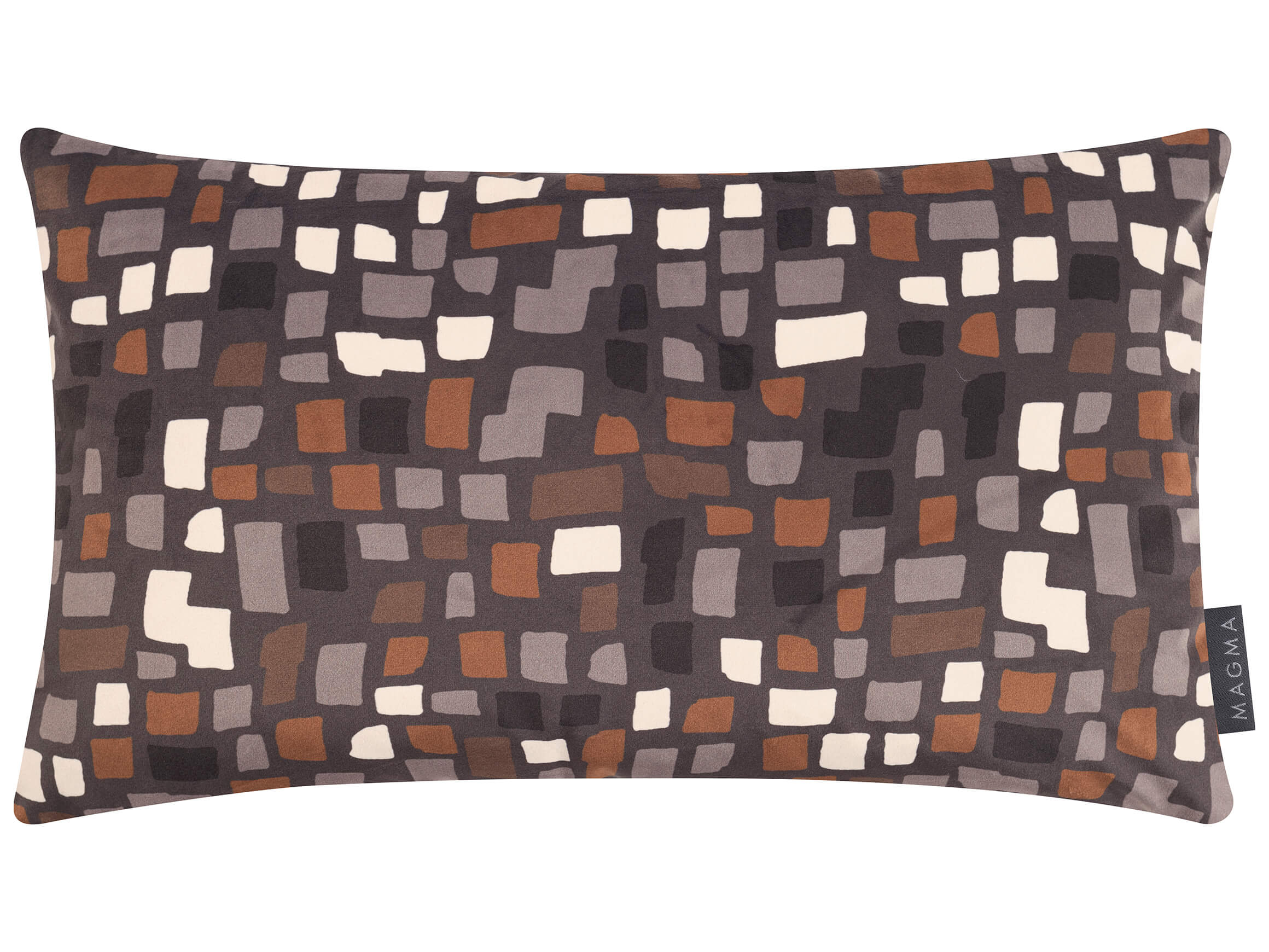 Kissenhülle Mosaic Anthrazit 30x50 cm Magma