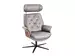 Relaxer Curacao Nussbaum Basic Polipol / Farbe: Silver / Material: Stoff Basic