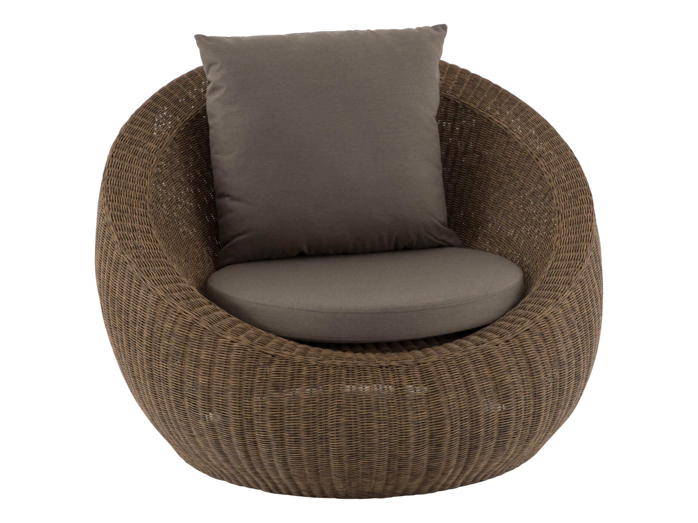 Gartensessel Anny Angelique von Stern, Polyacryl, Geflecht Zimt, b 110 cm t