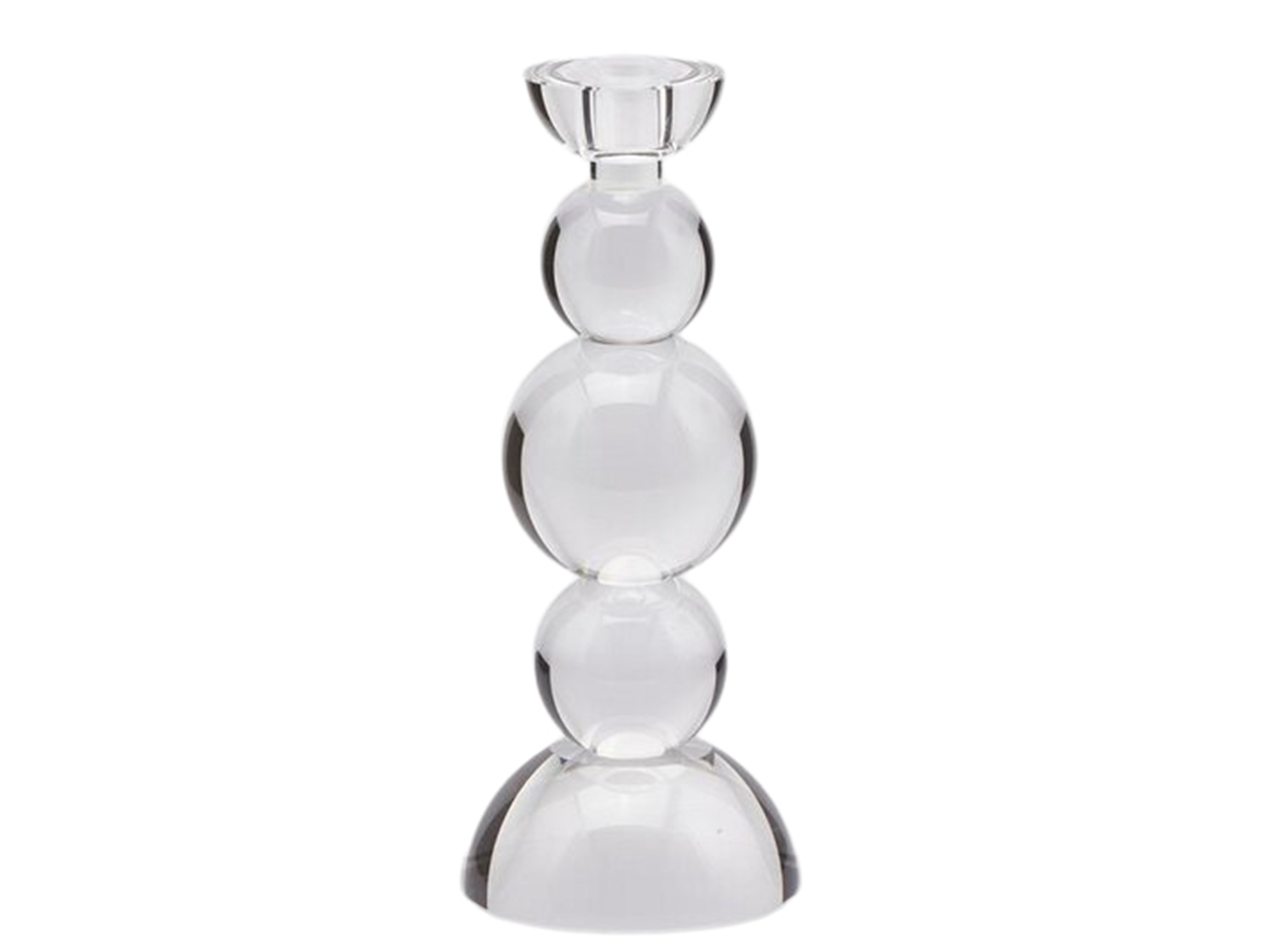 Kerzenständer Kristallglas H: 12 cm Edg