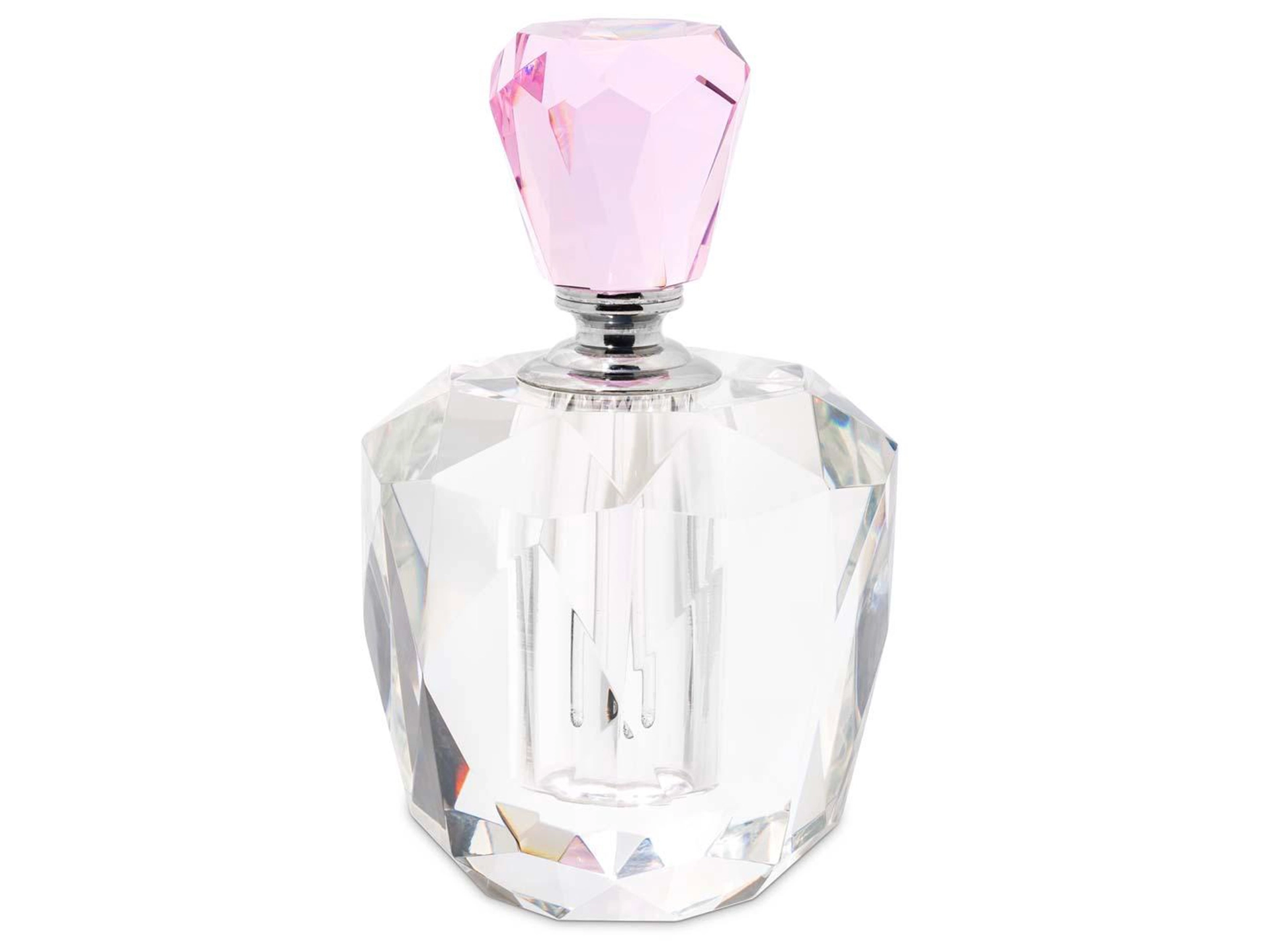 Parfum Flakon Kristallglas Pink H: 17 cm Abhika