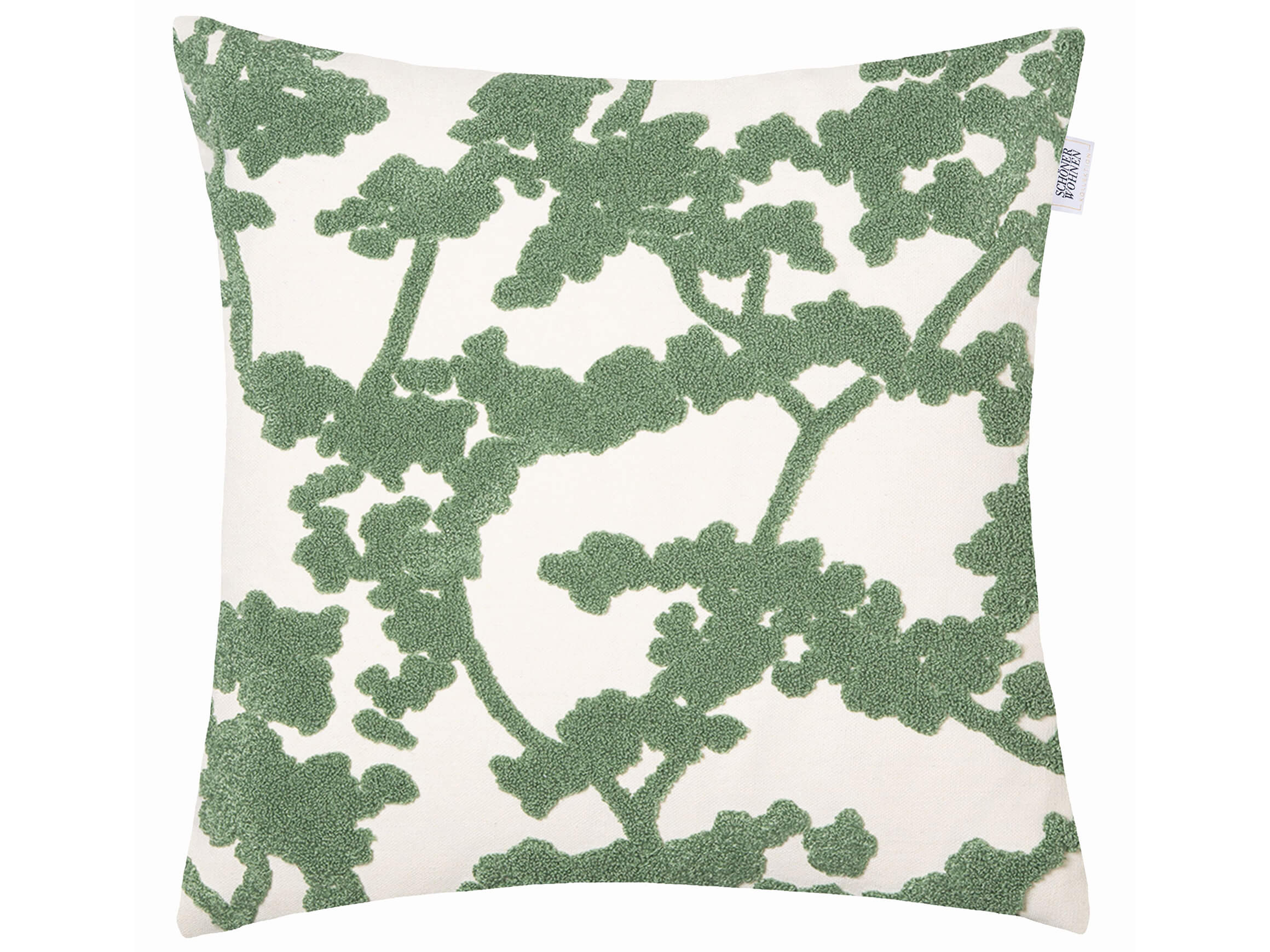 Stoeckel & Grimmler Kissenhülle Ida Salbei 45x45 cm  | Schubiger Möbel