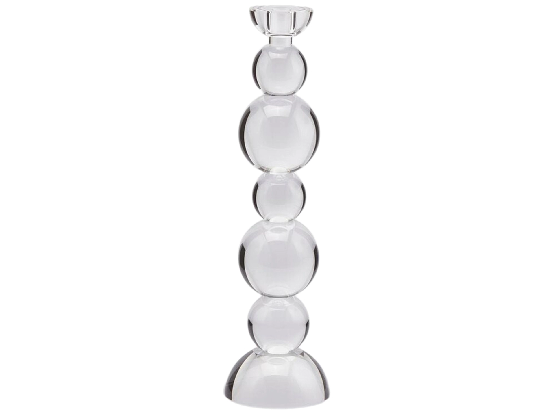 Kerzenständer Kristallglas H: 12 cm Edg