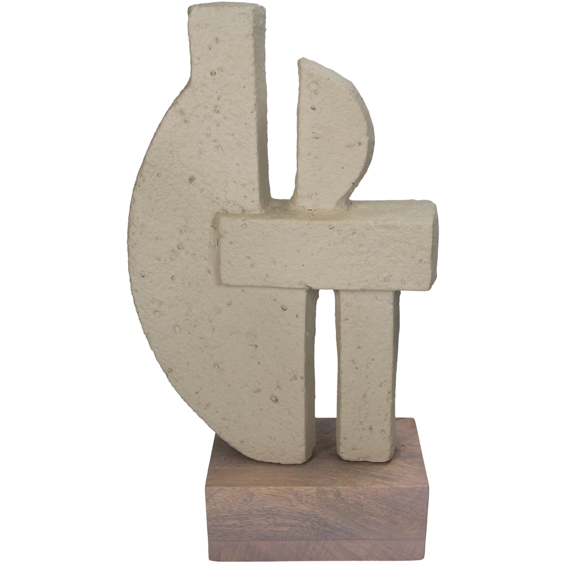 Objekt Papmaché, Beige H: 40 cm Kersten