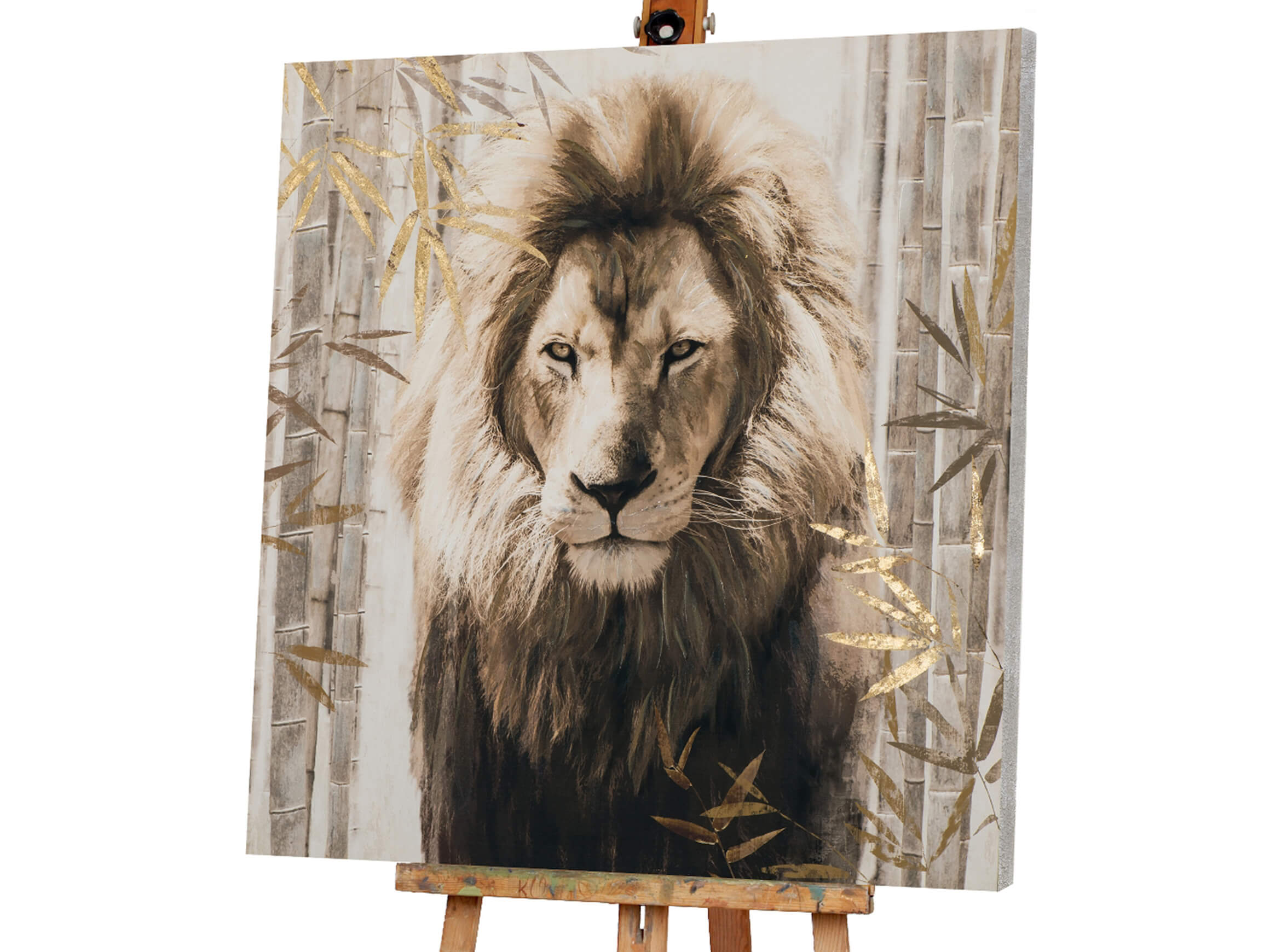 Bild Löwe im Bambus image LAND