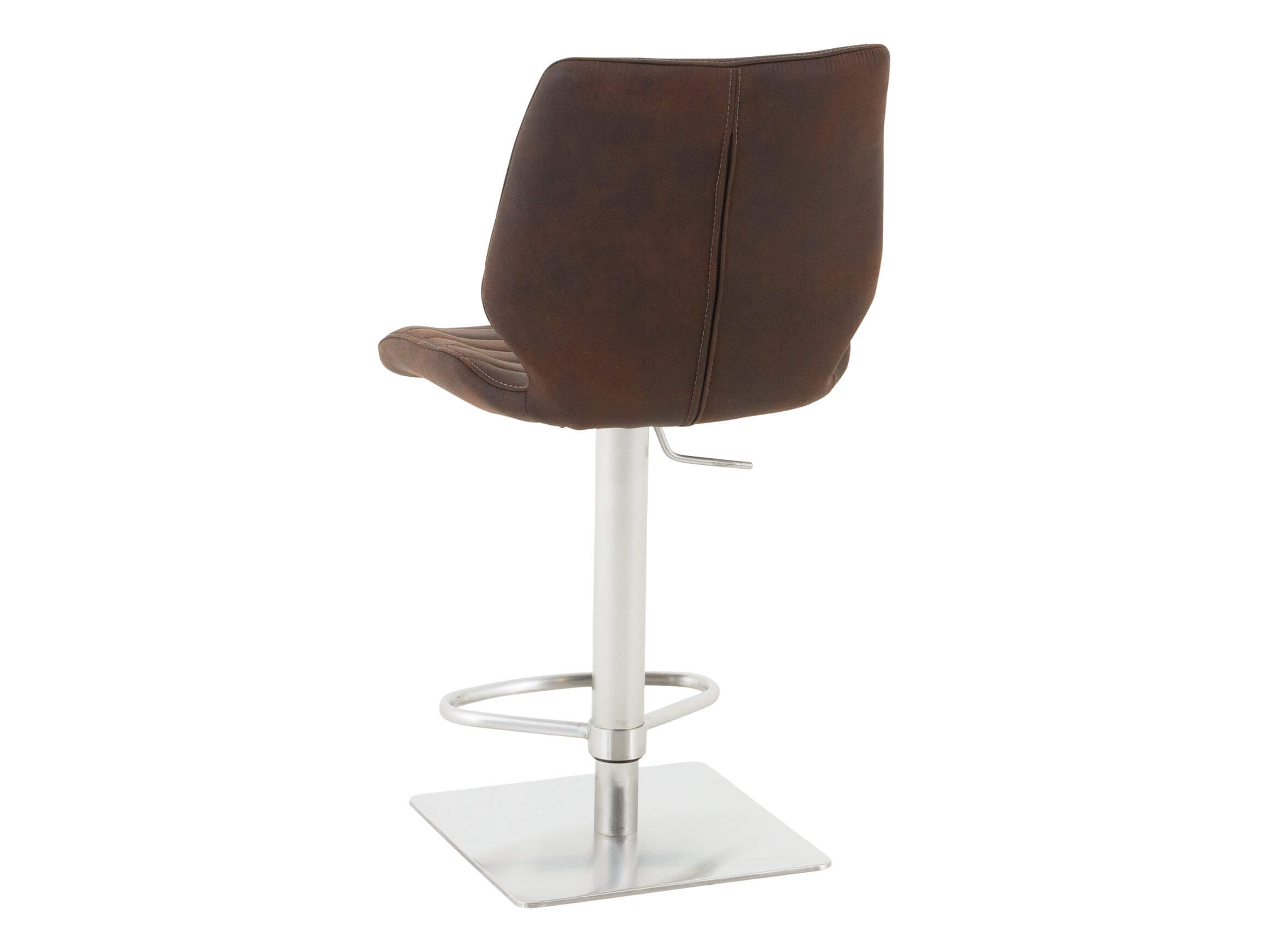 Barhocker Vaduz Niehoff / Farbe: Mocca / Material: Microfaser