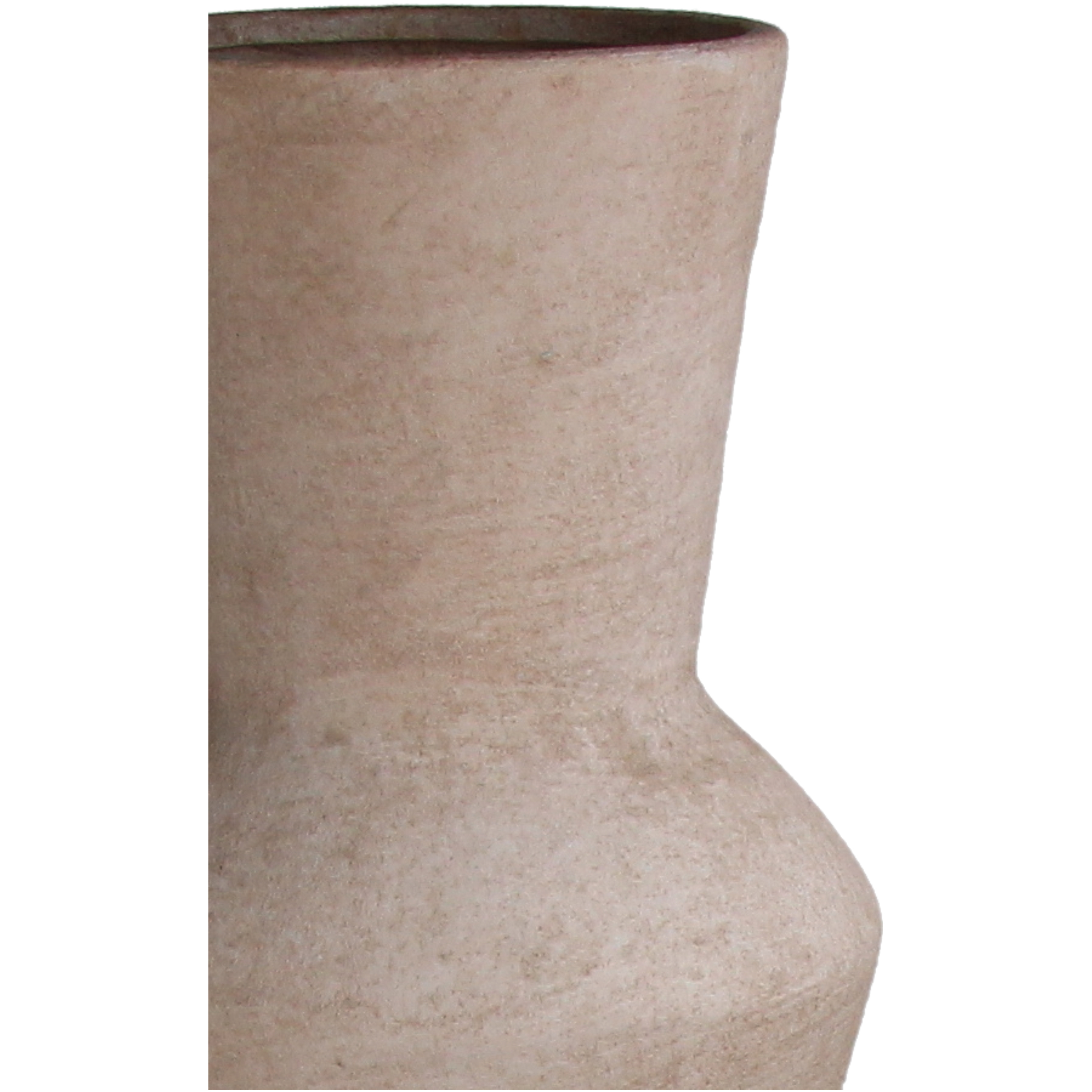 Vase Terracatta, Ivory H: 72 cm Kersten