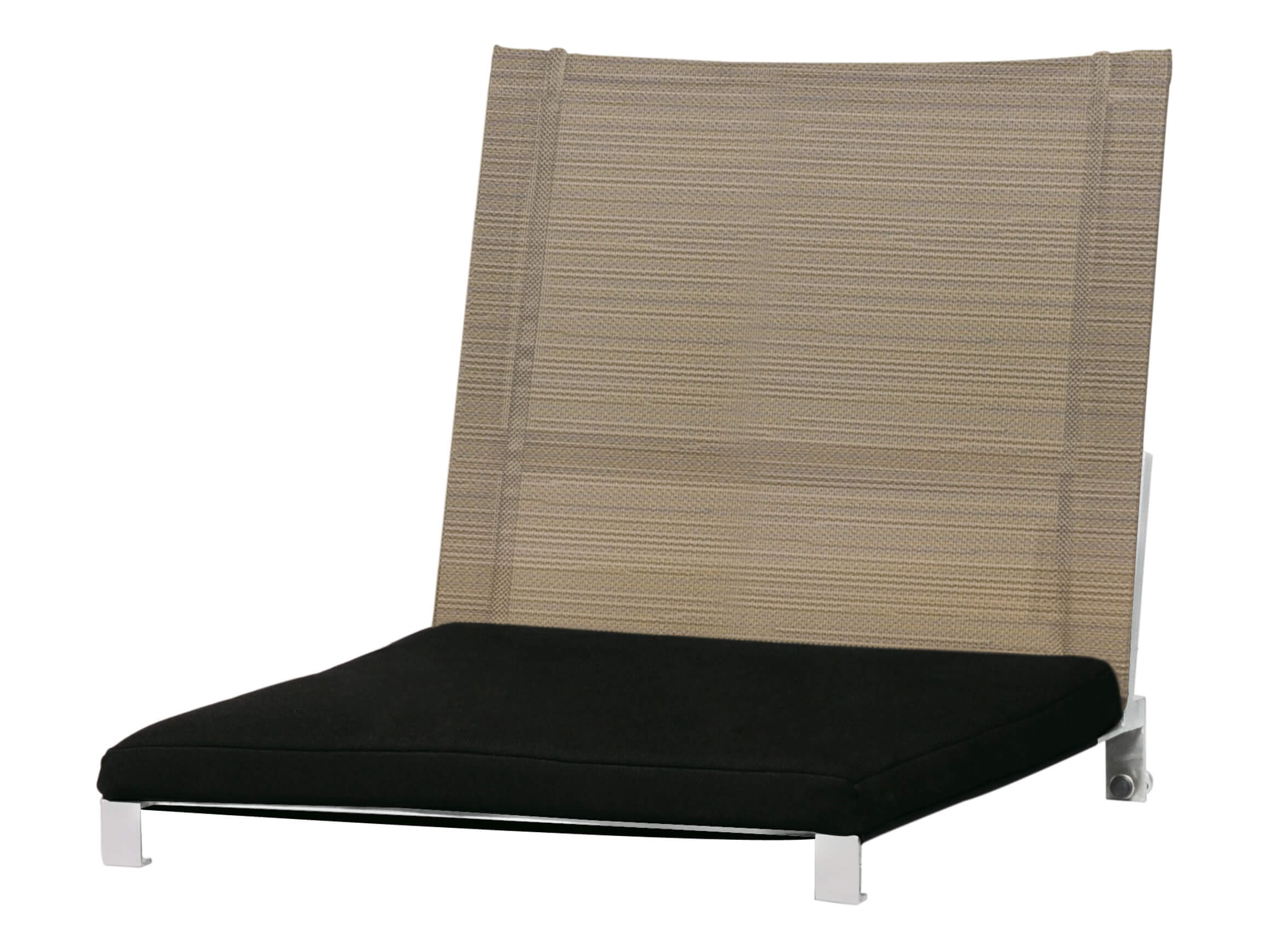 Rückenlehne Naxos, Batyline Espresso, Wetterfest, b 45