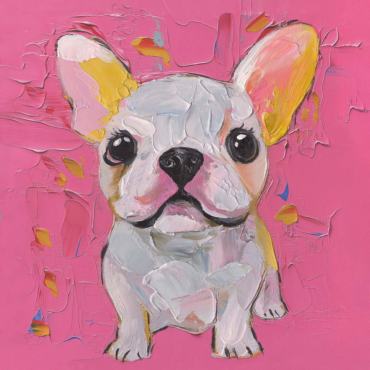 ‘White Bully’ painting image LAND