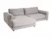 Ecksofa Larry Basic Candy / Farbe: Silver / Bezugsmaterial: Stoff Basic