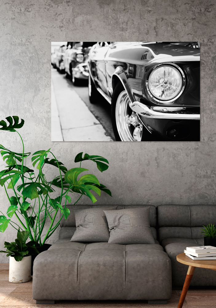 Acrylglasbild Oldtimer image LAND