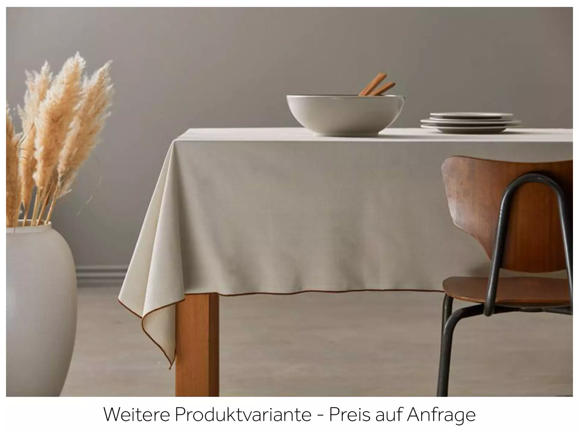 Tischdecke Organic Beige/Orange, 140 cm x 350 cm Alltron