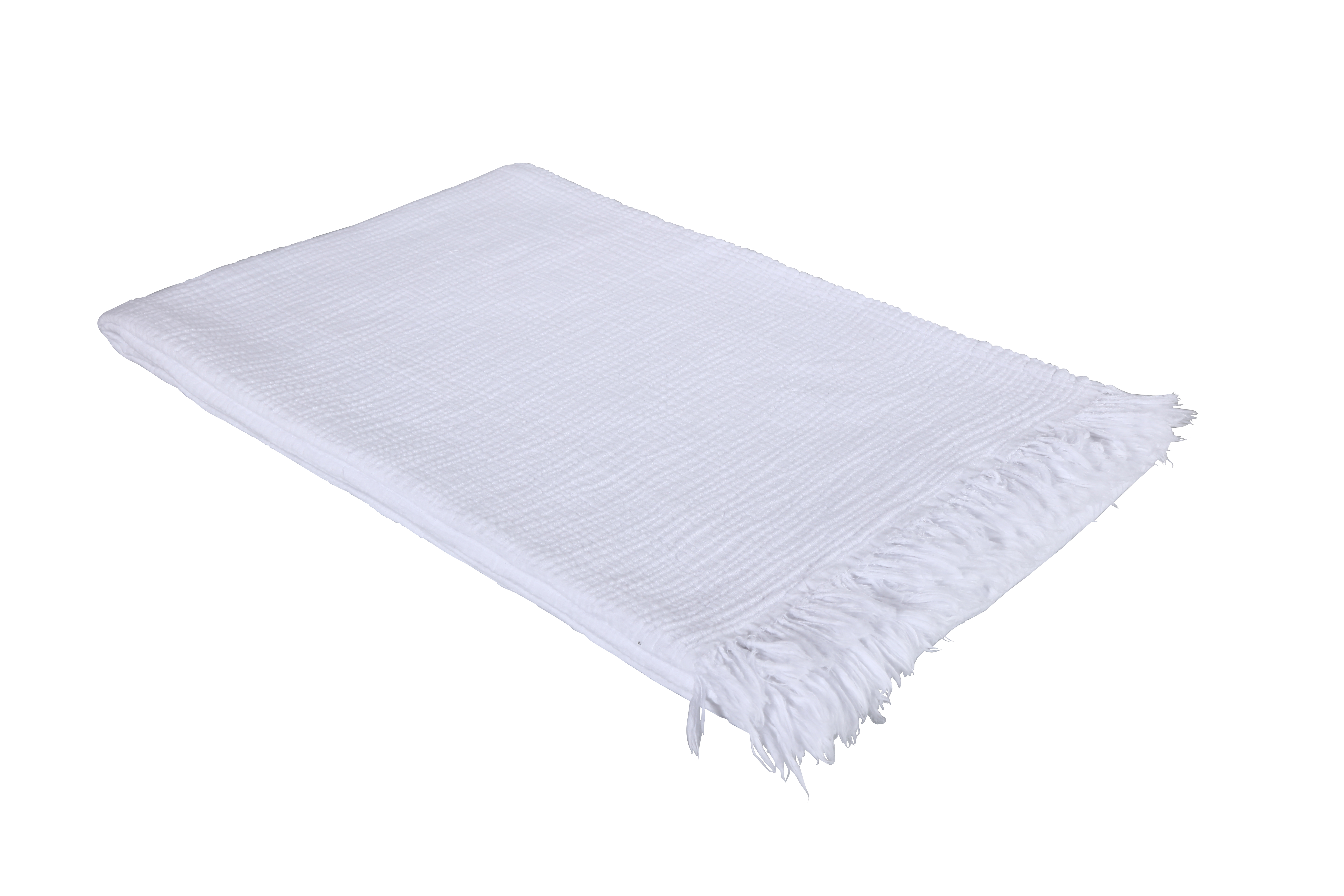Eskitex AG Plaid Nizza Weiss 140x210 cm  | Schubiger Möbel