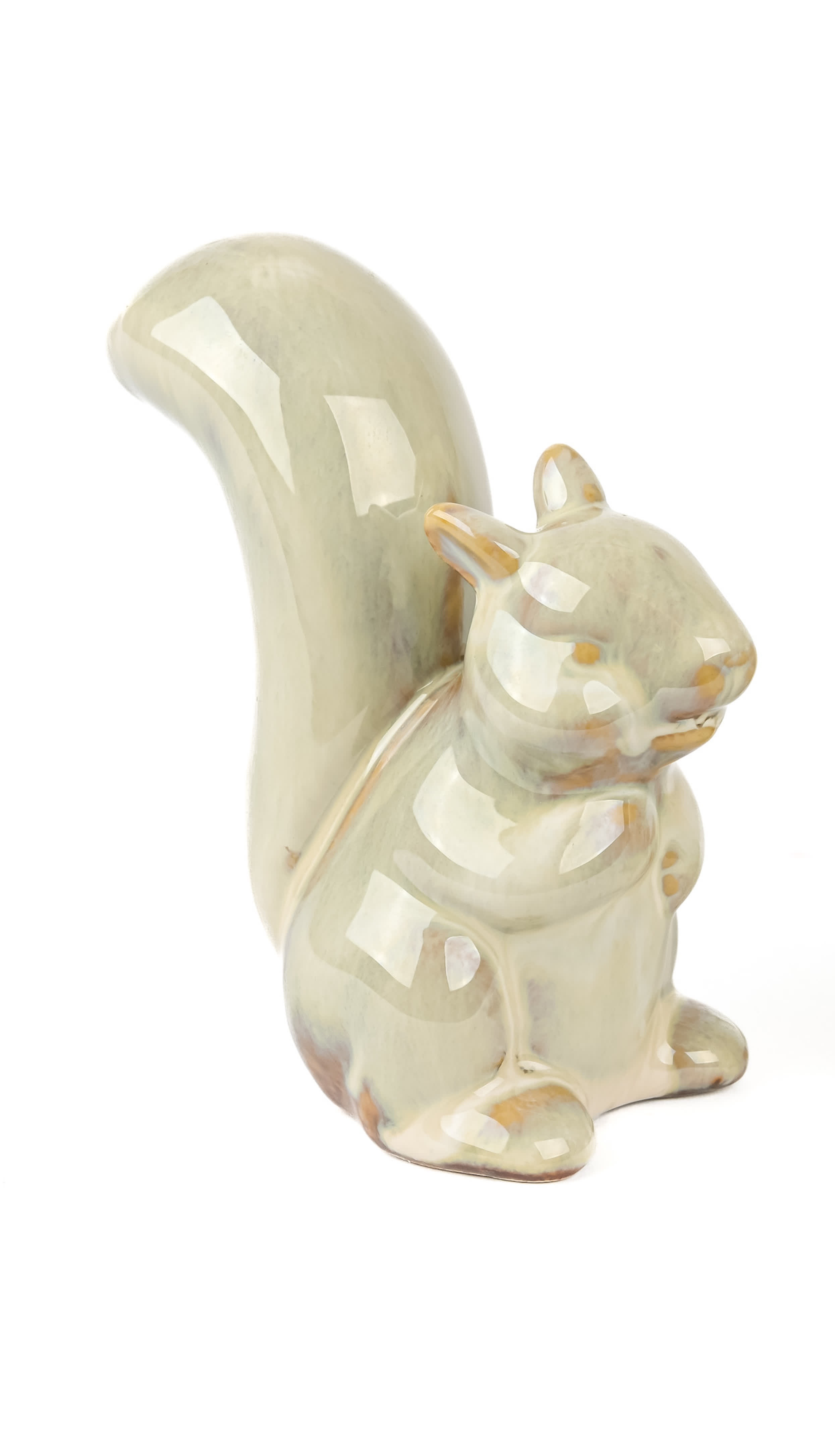 Decofinder Figur Eichhörnchen Chip, Keramik, Creme  | Schubiger Möbel