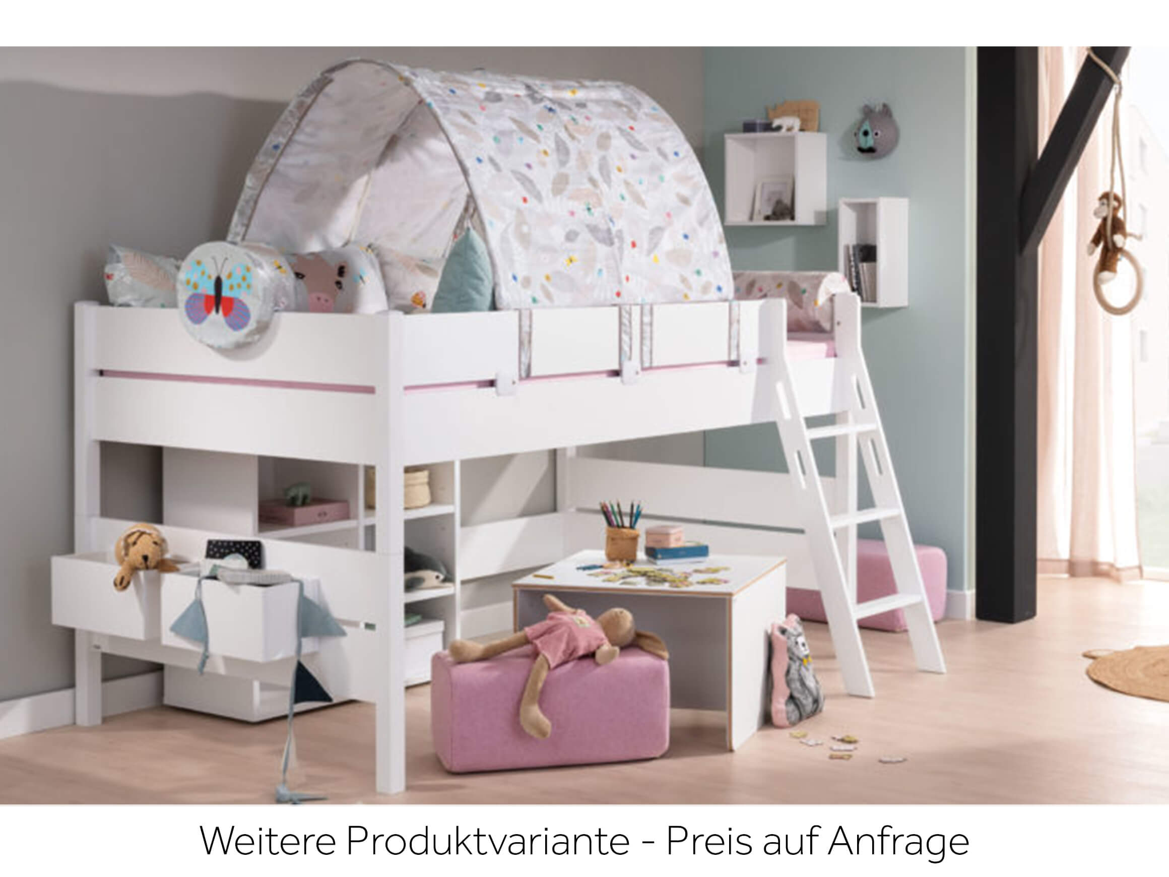 Etagenbett Tadeo Paidi / Farbe: Kreide