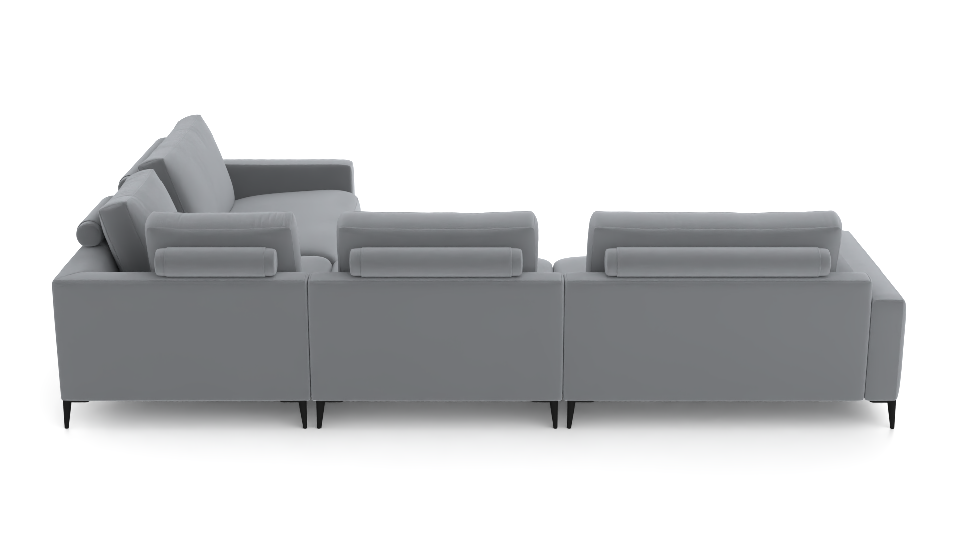 Ecksofa Mercury Candy - UrbanDesign / Farbe: Hellblau