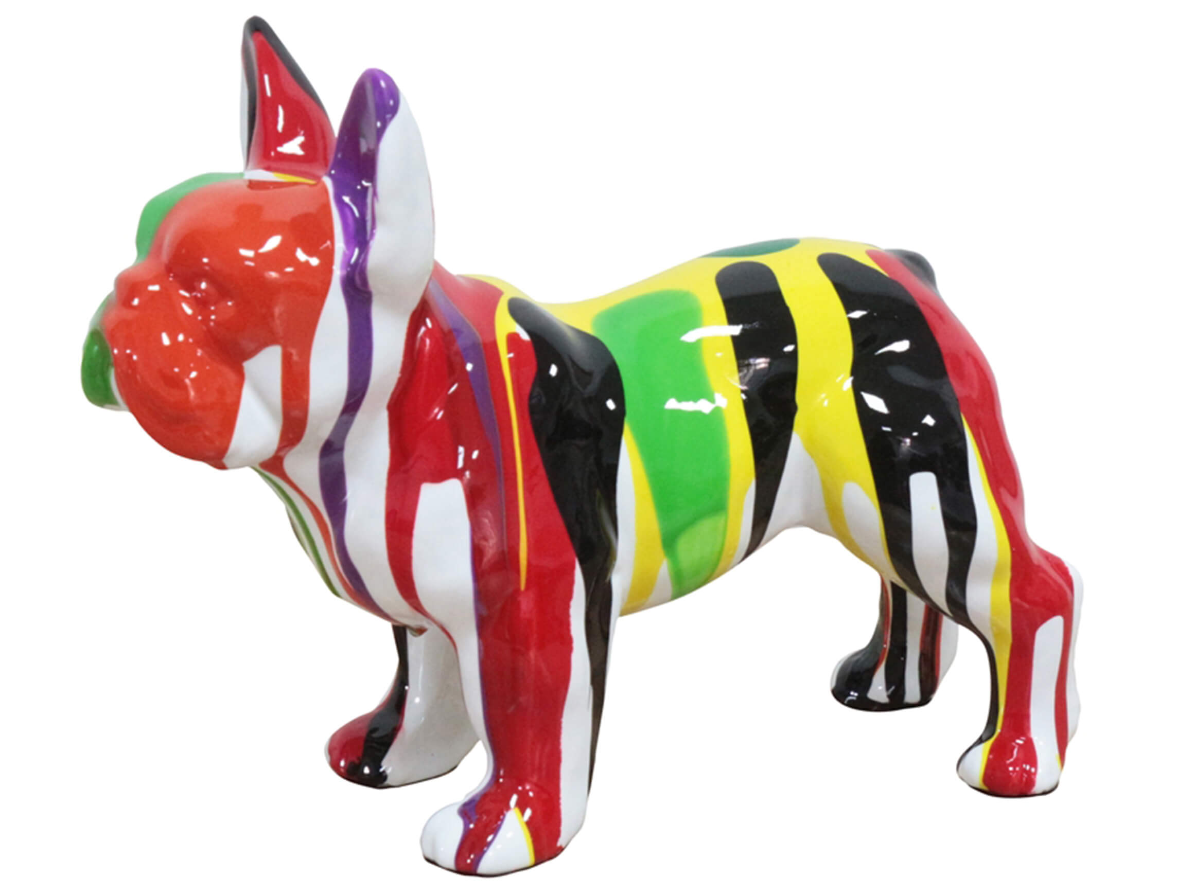 Skulptur Bunte Bulldogge 1 image LAND